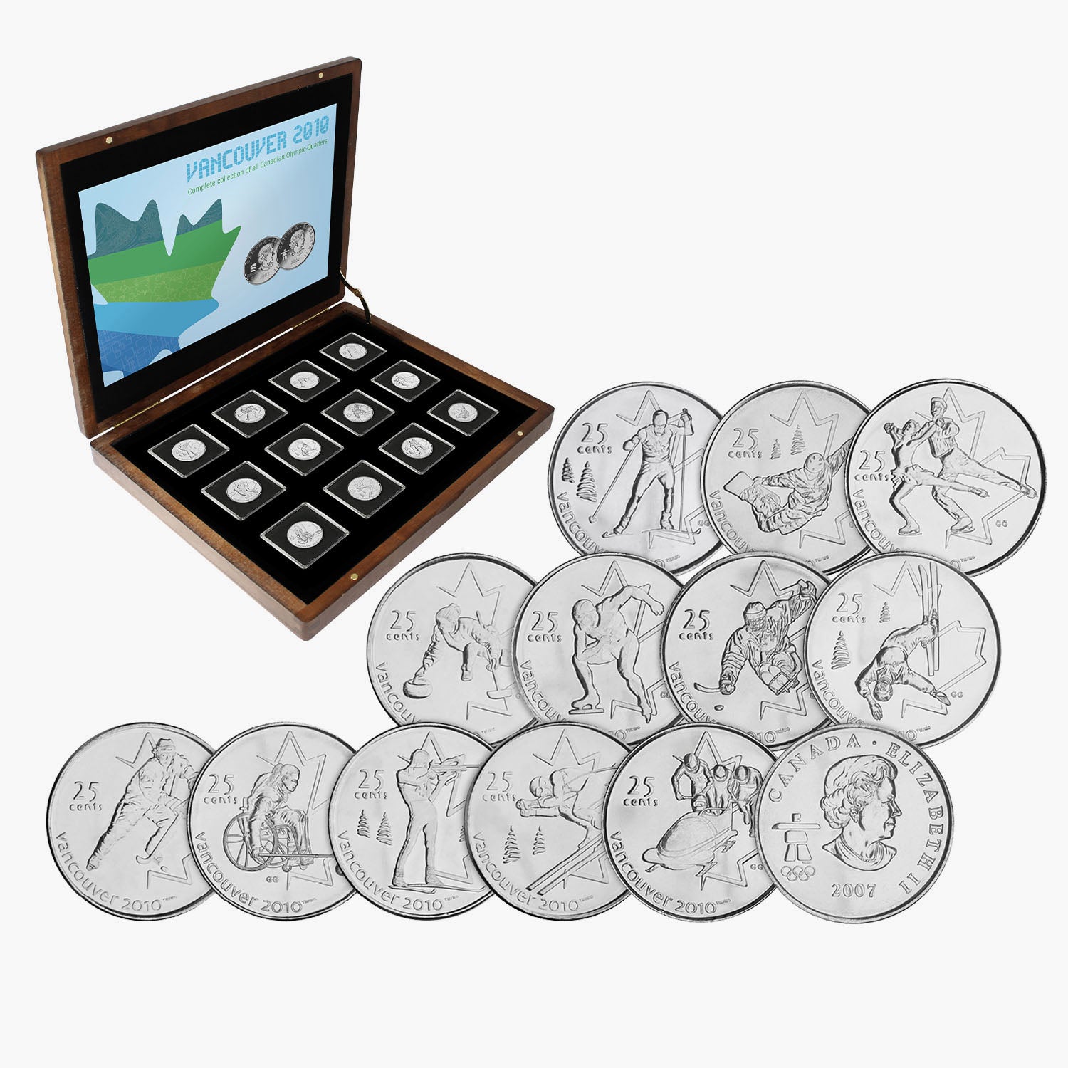 Colección del trimestre de los Juegos Olímpicos de Invierno de Canadá 2010