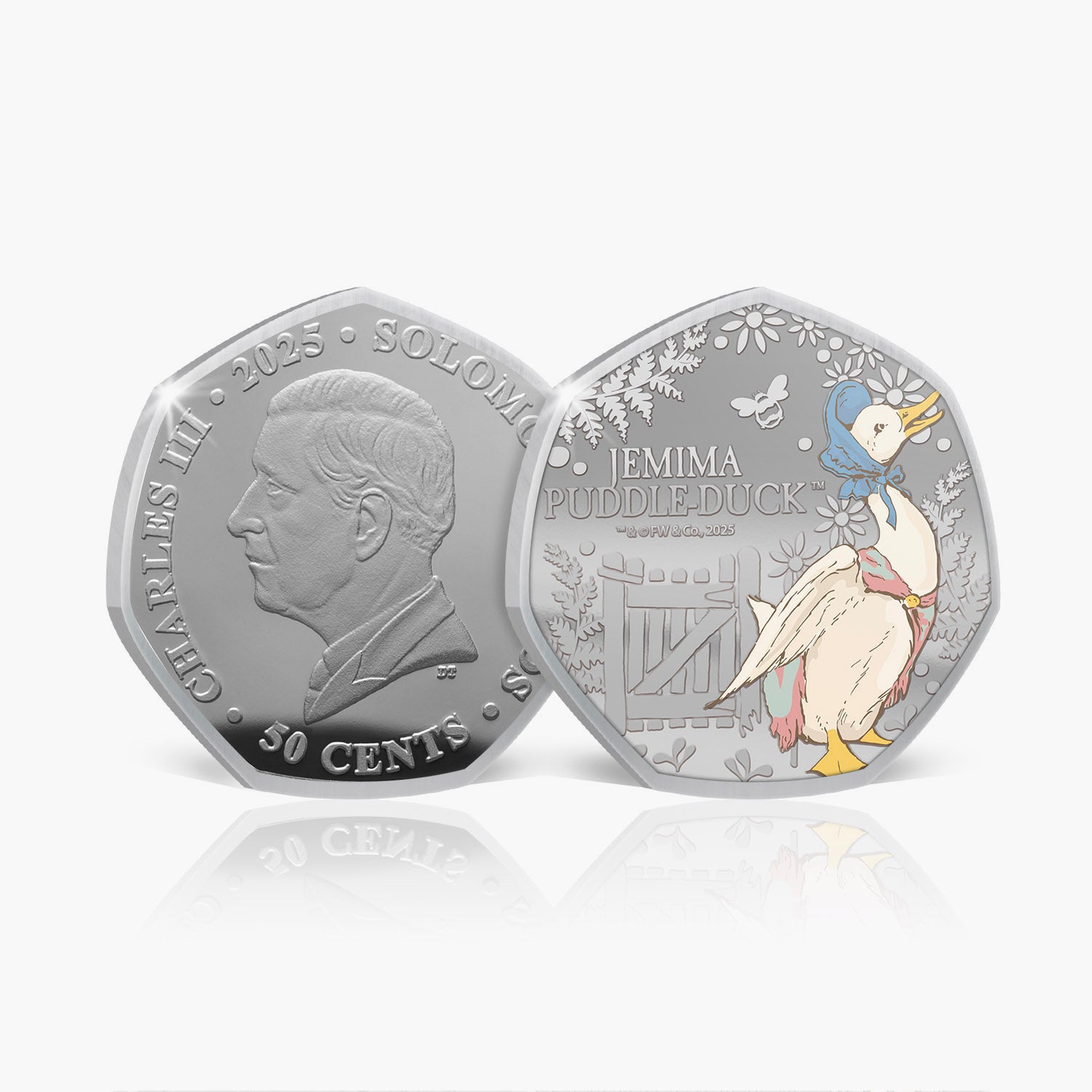The 2025 World of Peter Rabbit Jemima Puddle-Duck Coin