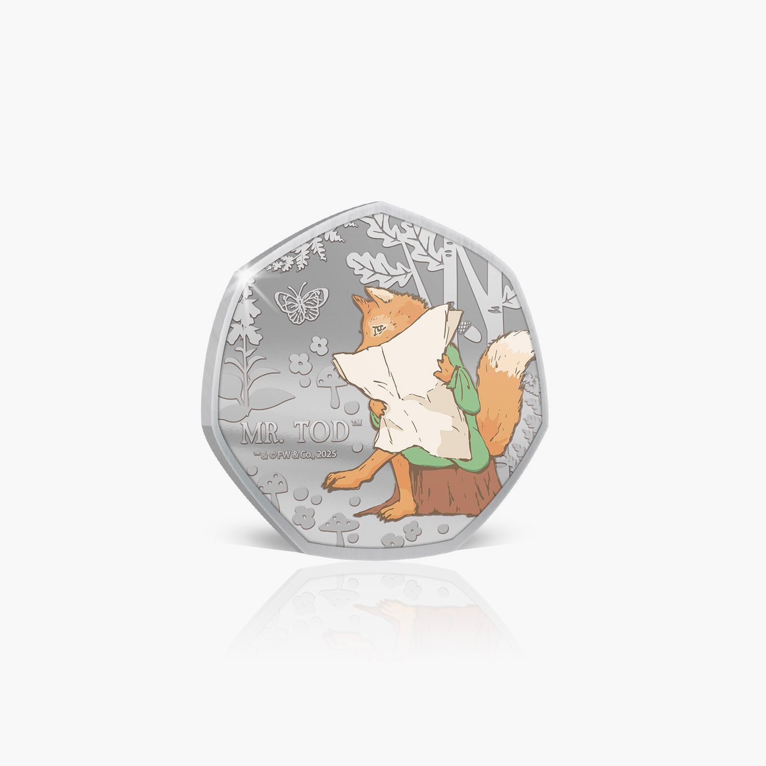 The 2025 World of Peter Rabbit Mr Tod Coin