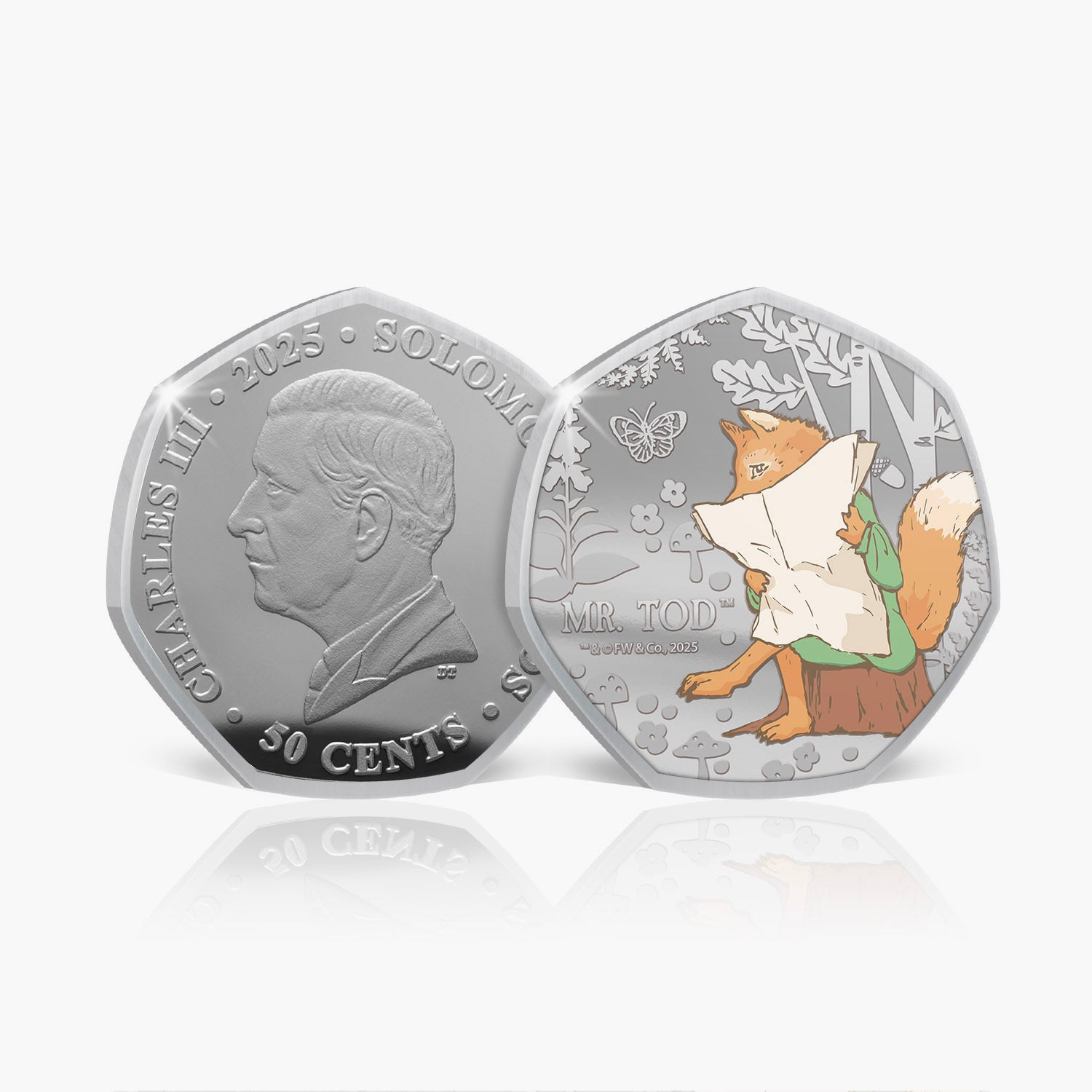 The 2025 World of Peter Rabbit Mr Tod Coin