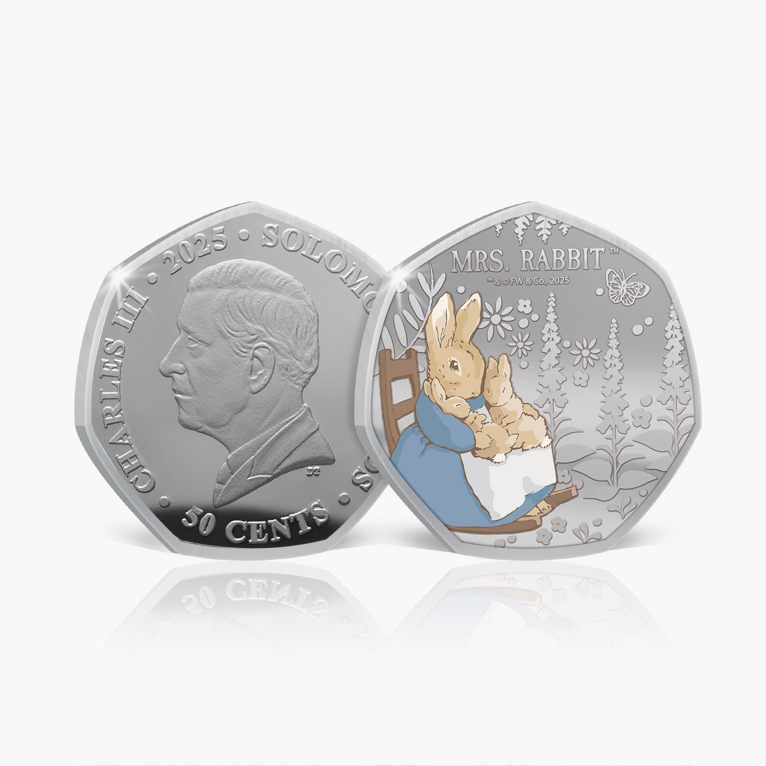 The 2025 World of Peter Rabbit Mrs Rabbit Coin