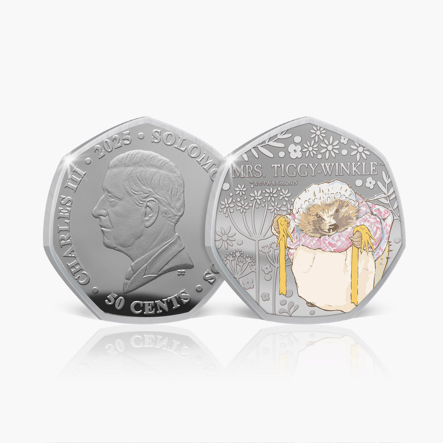 The 2025 World of Peter Rabbit Tiggy-Winkle Coin