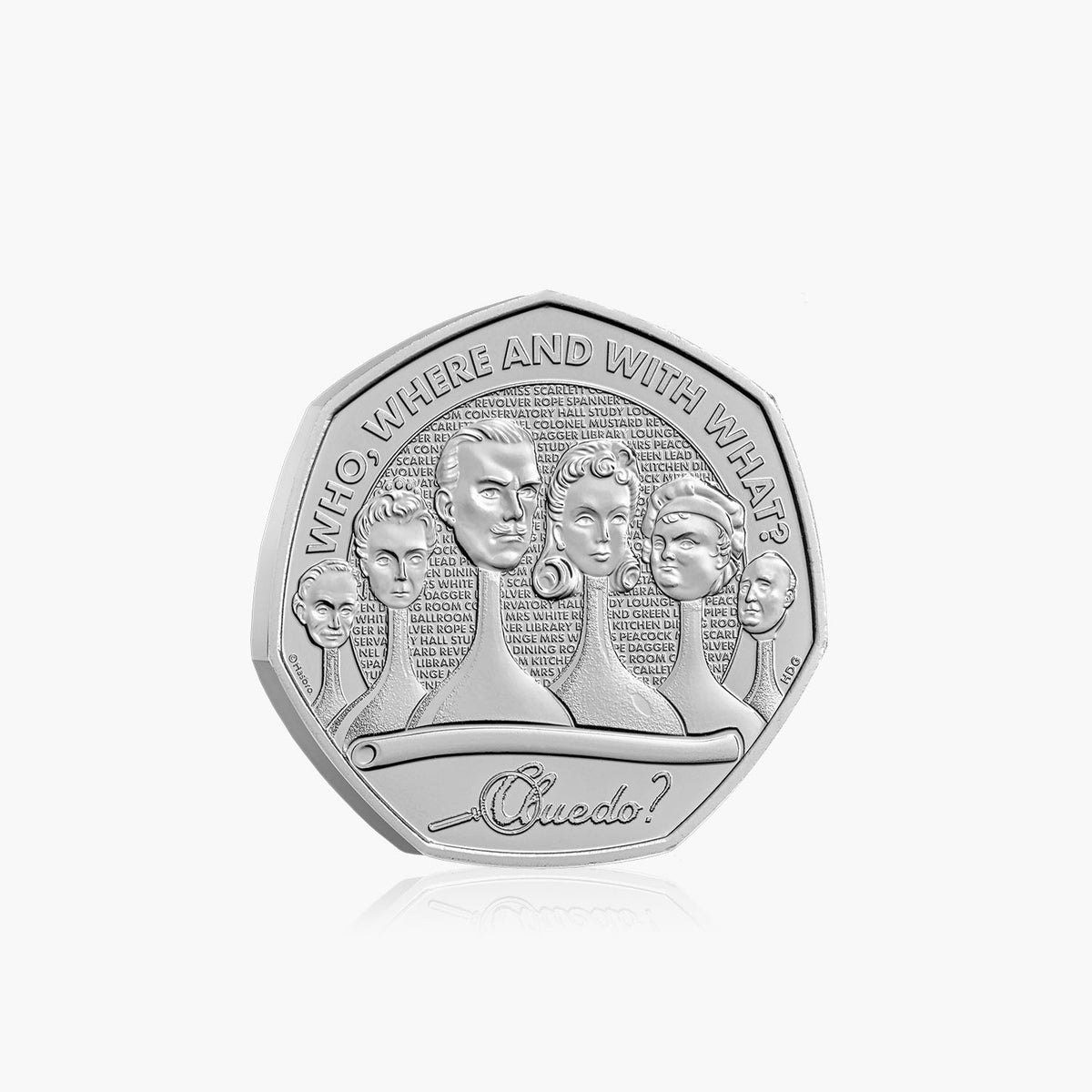 Cluedo 75th Anniversary 50p Coin