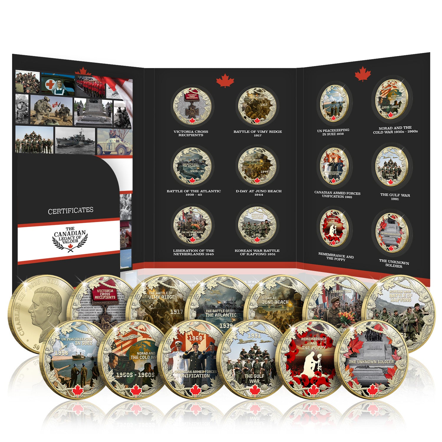 Canadian Legacy of Valour 2026 Coin Collection