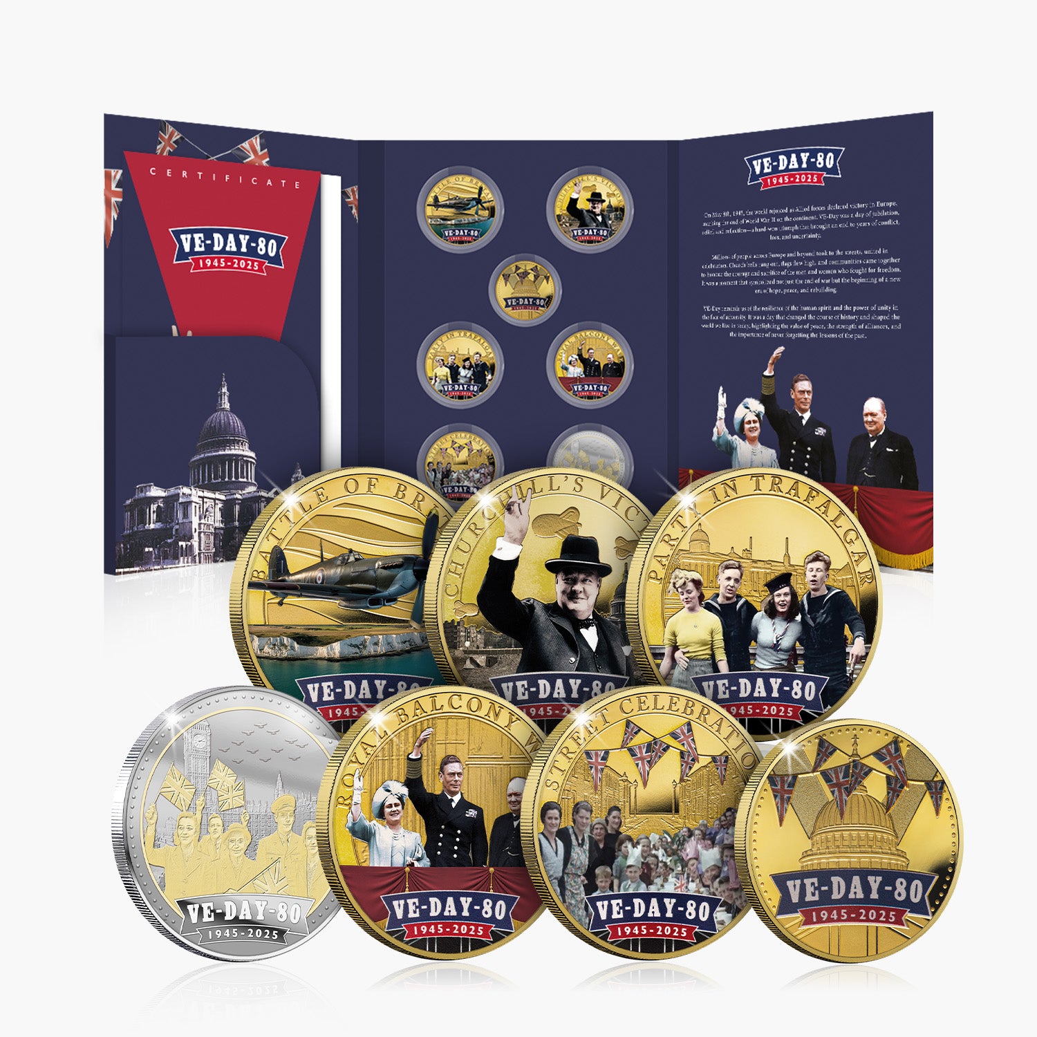 VE Day 80th Anniversary 2025 Coin Collection