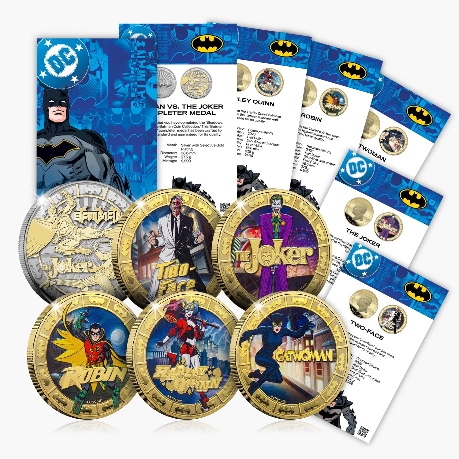 The Shadows of Gotham Batman 2025 Coin Set