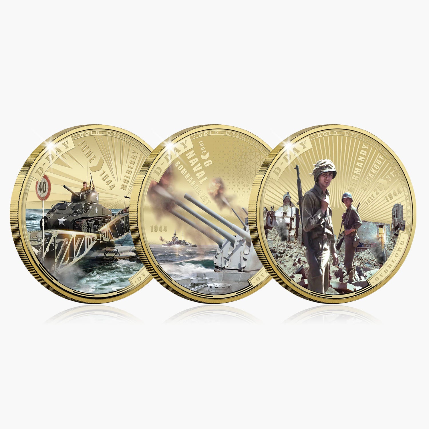 D-Day 80th Anniversary 2024 Coin Complete Collection