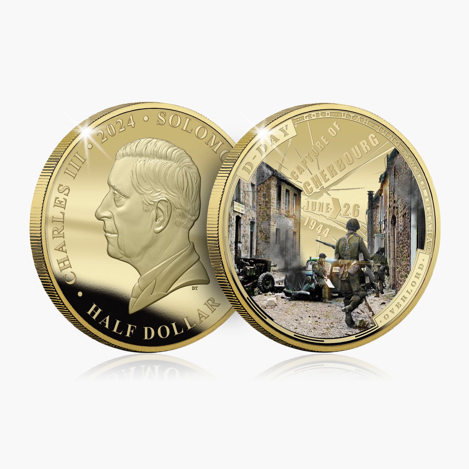 D-Day 80th Anniversary 2024 Coin Series - Cherbourg Capture