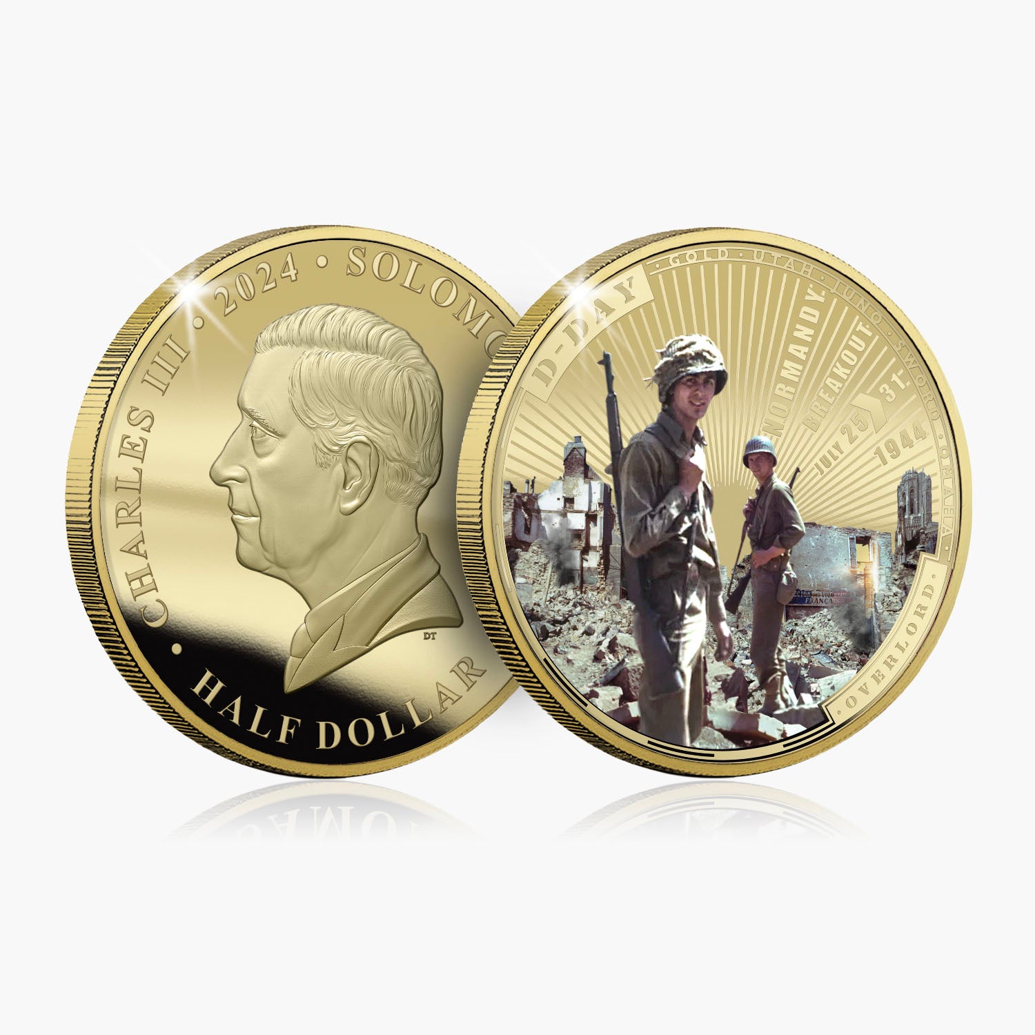 D-Day 80th Anniversary 2024 Coin Series - Liberating Normandy