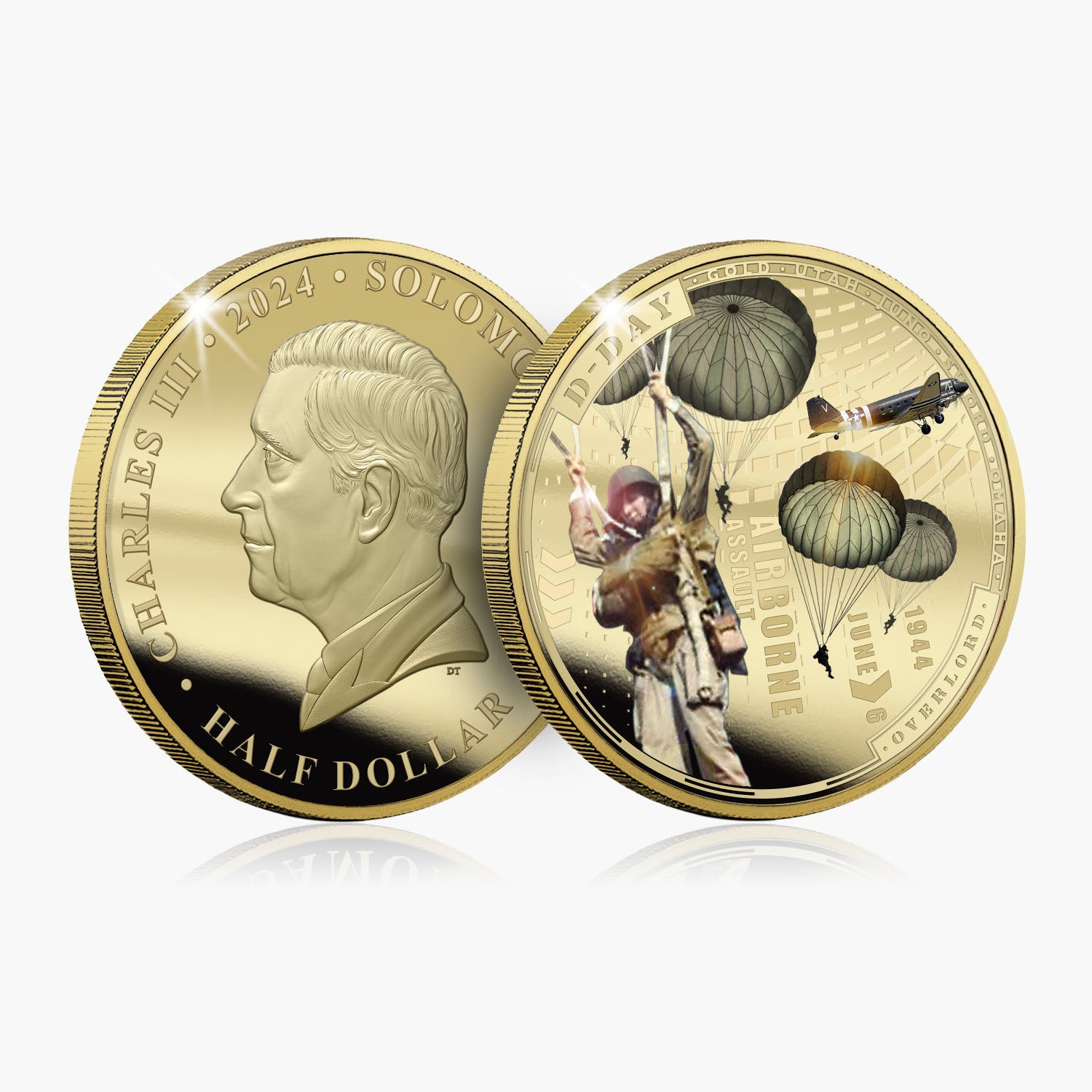 The story of D-Day three coin Collector Set