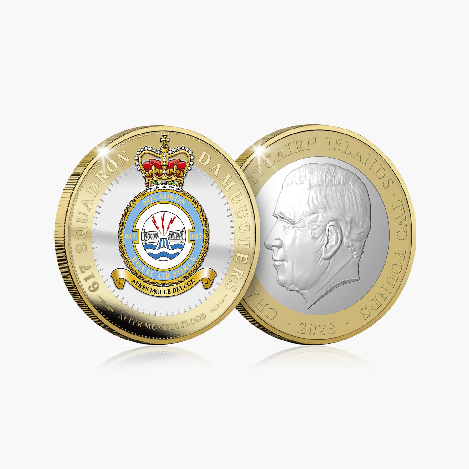 Dambusters 80th - Squadron Crest £2 Brilliant Uncirculated Colour Coin 2023