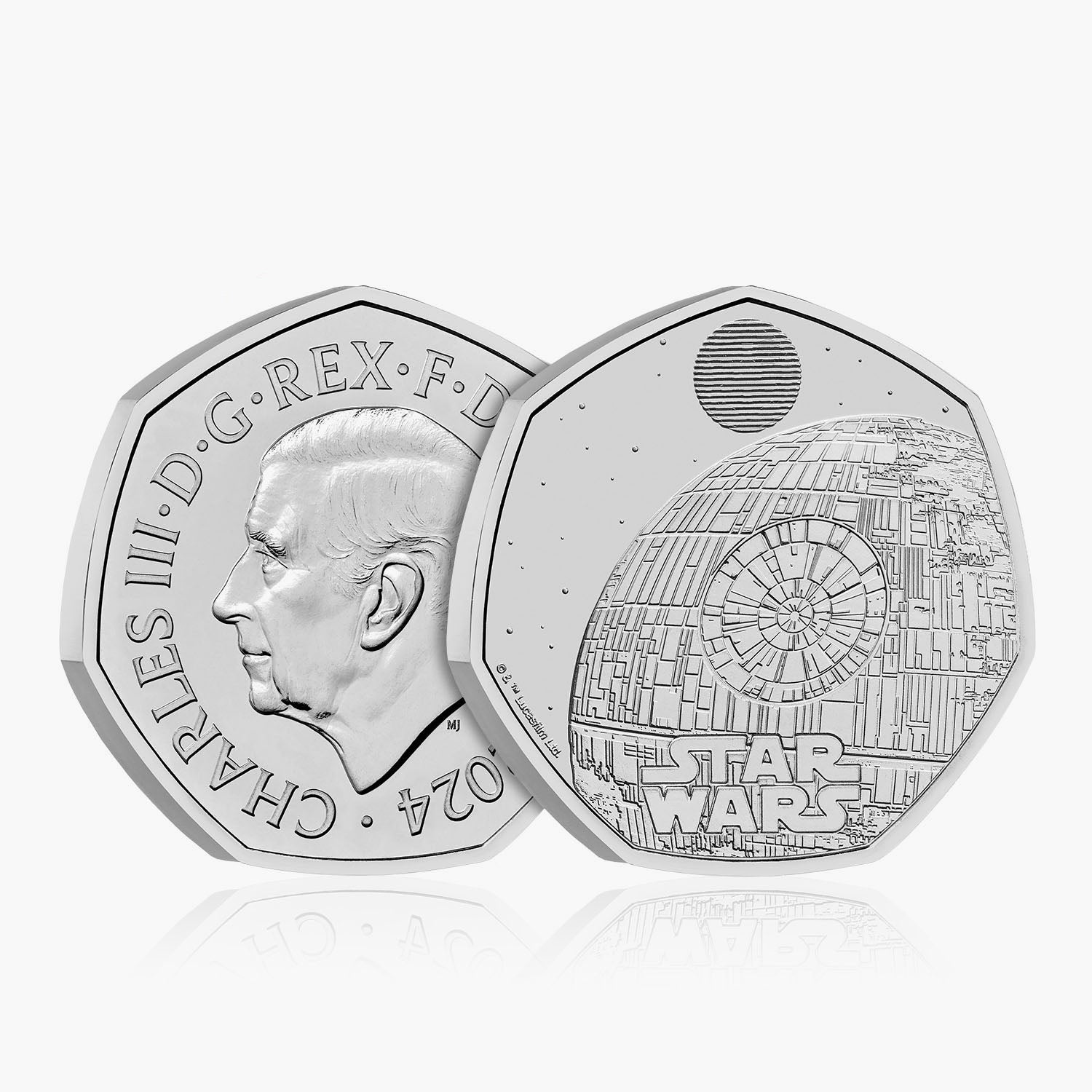 Star Wars 2024 50p UK Coin - Death Star II