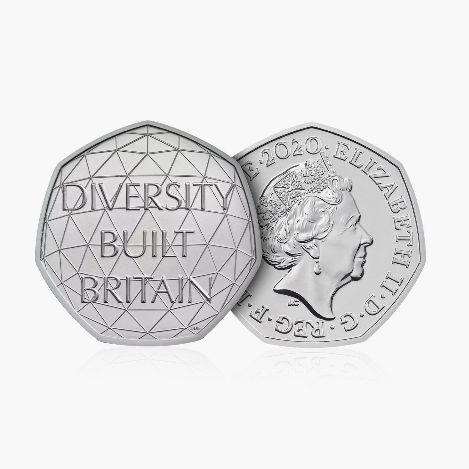 2020 Circulated Diversity Built Britain 50p Coin