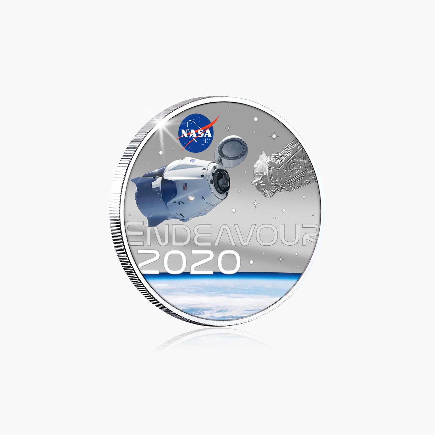 The Official History of NASA 2023 Endeavour 50mm Coin