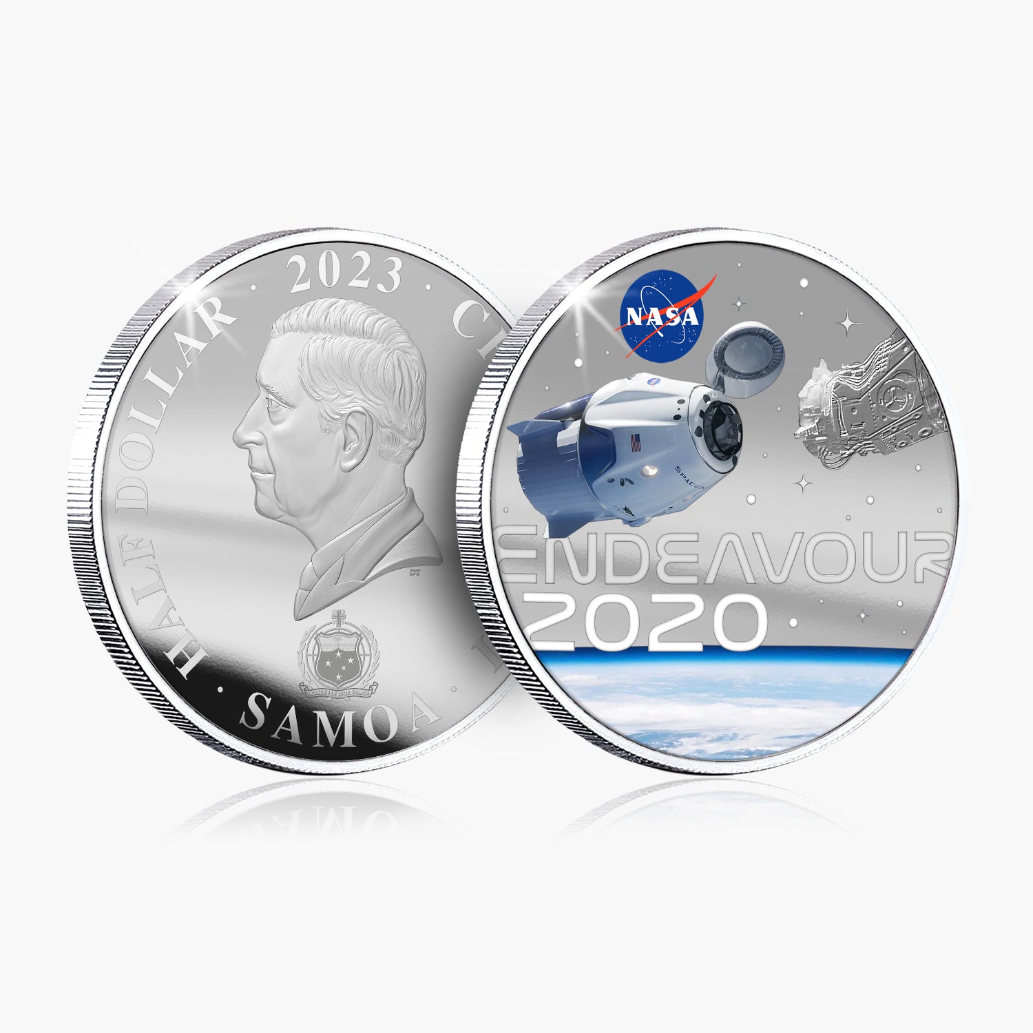 The Official History of NASA 2023 Endeavour 50mm Coin