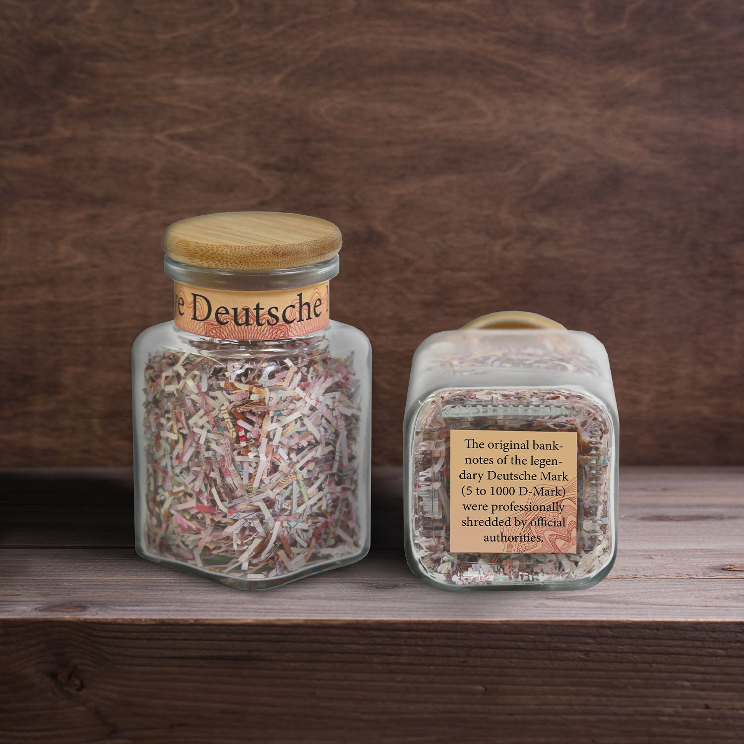The Deutsch mark in a jar – shredded but not forgotten