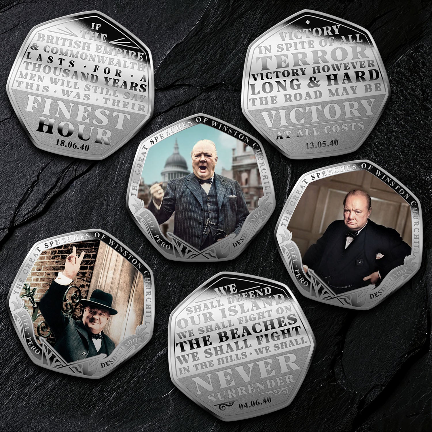 The Great Speeches of Winston Churchill First Edition Box Set