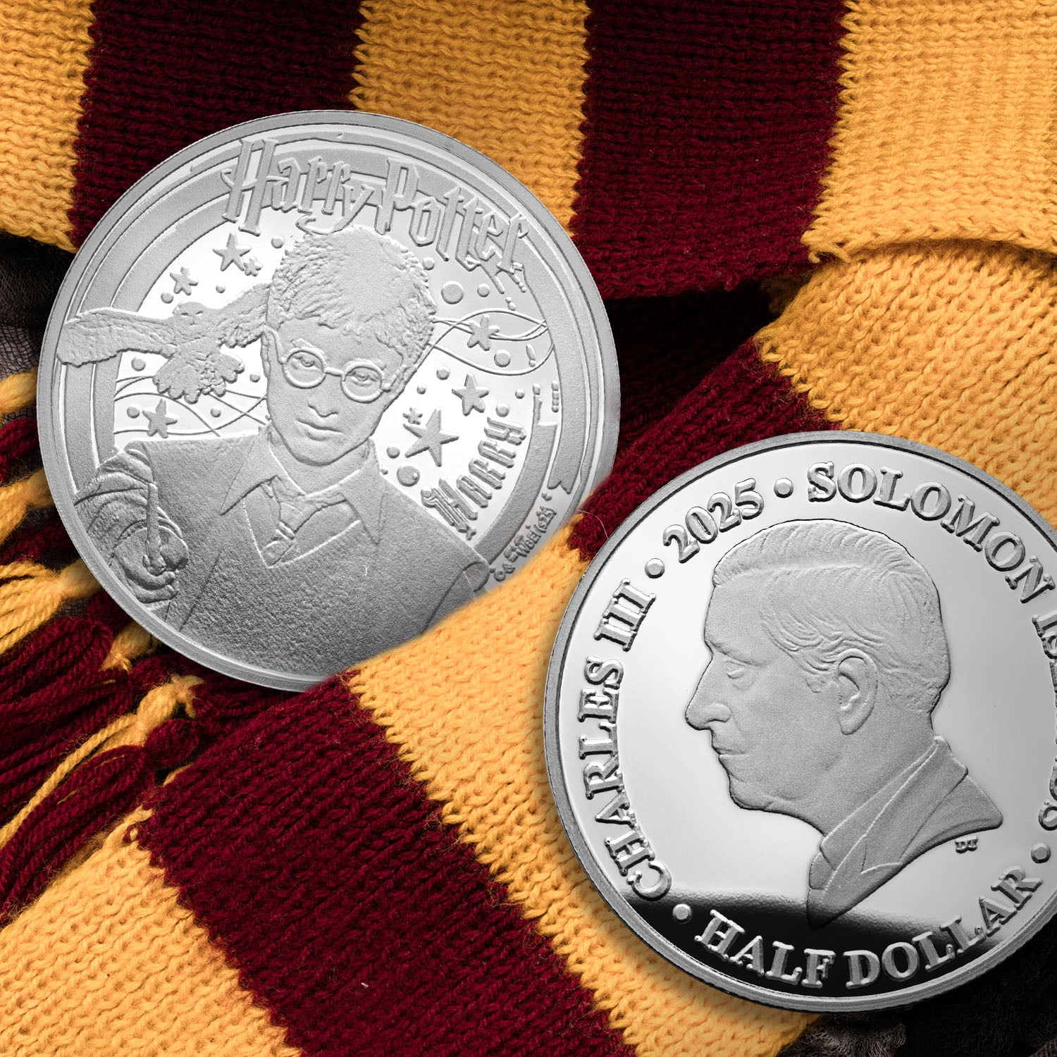 Magic of Hogwarts Harry Potter 2025 .999 Silver Plated Coin