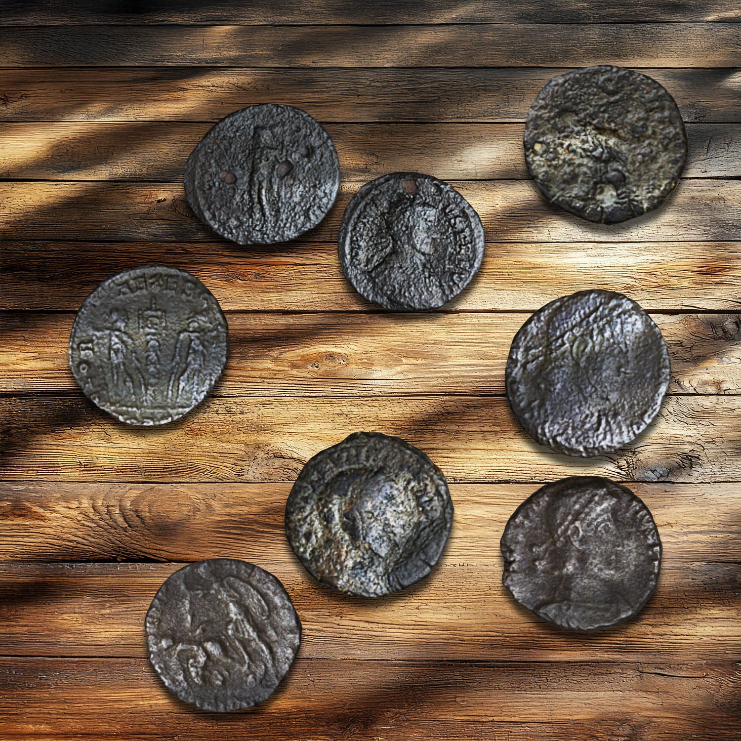 Emperors, Gods, and Legions - Authentic Ancient Roman Coin Set