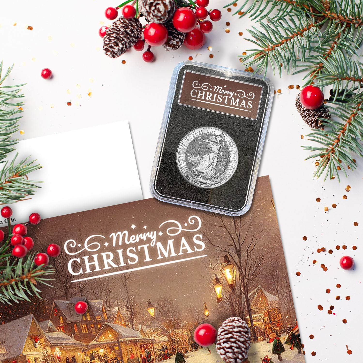 The 'Merry Christmas' 2024 Issue Britannia Collectors Edition