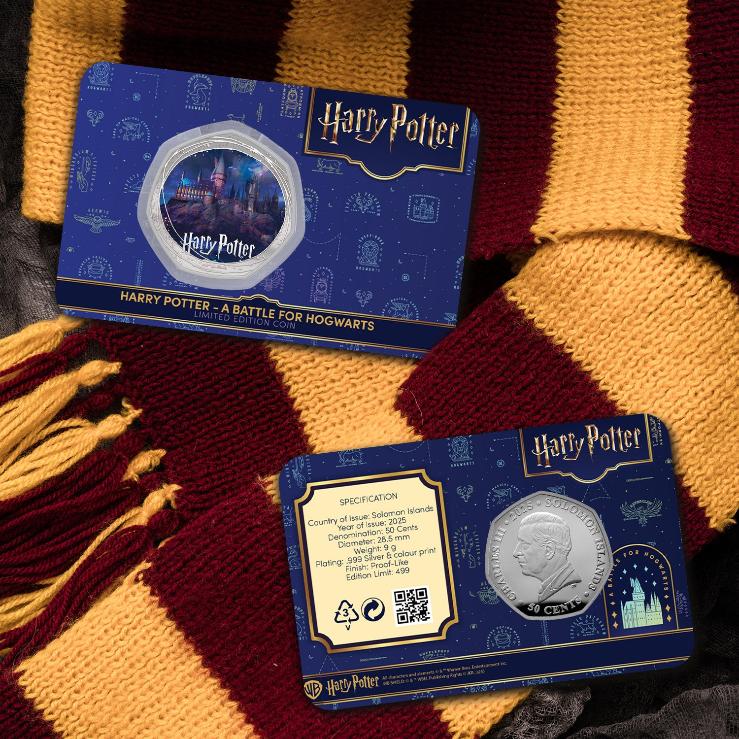 2025 World Harry Potter Day Silver Plated BU Coin