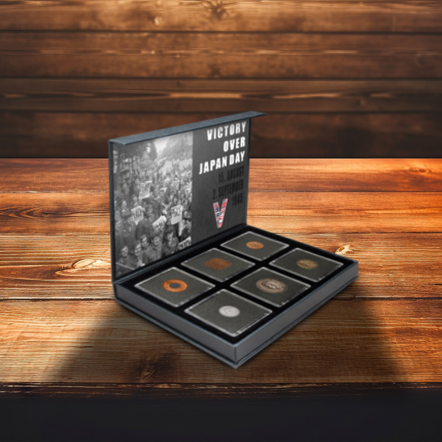 Victory over Japan Collection – 1945 Historical Coin & Banknote Set