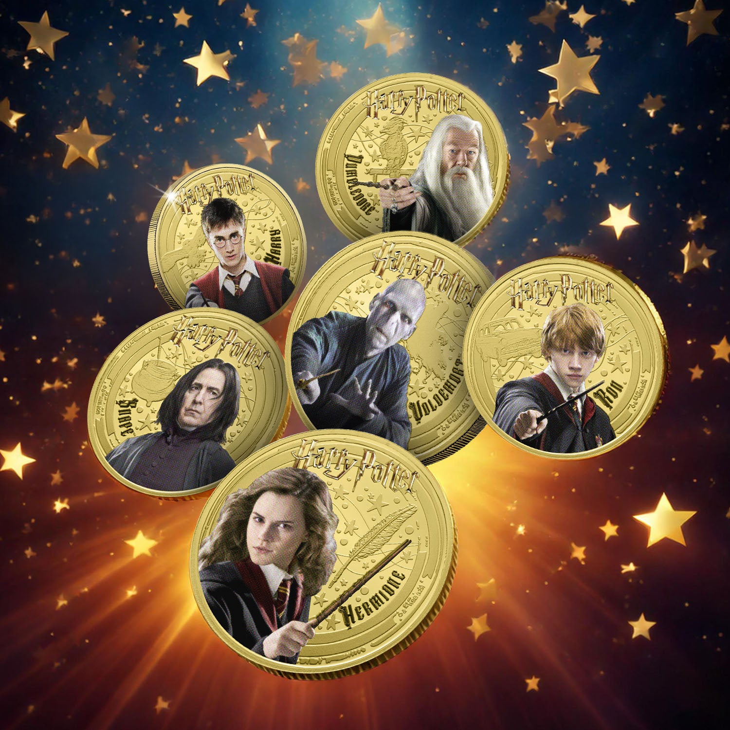 The Magic of Hogwarts Harry Potter Complete 2025 Coin Collection