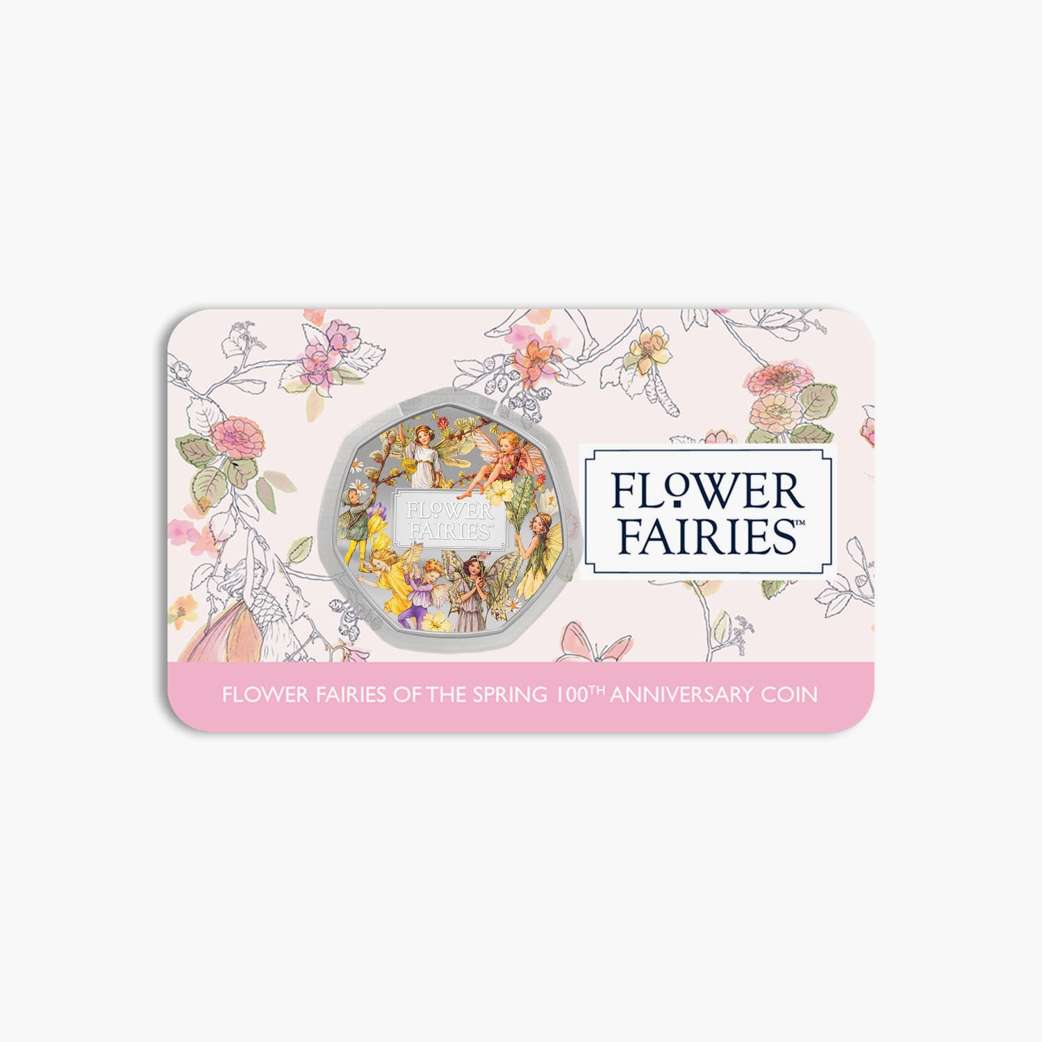 Flower Fairies of the Spring 100th Anniversary Silver Plated 2025 BU Coin