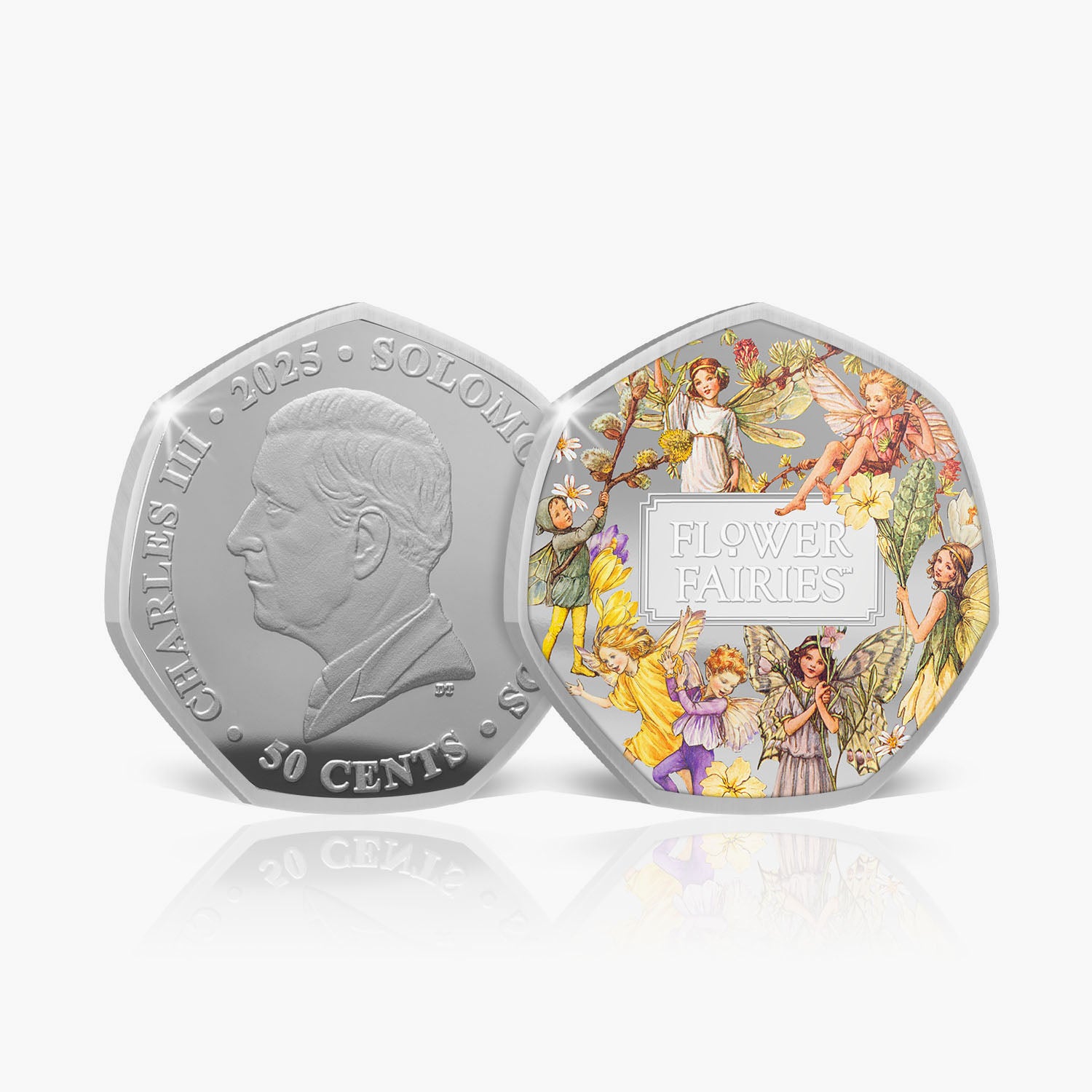 Flower Fairies of the Spring 100th Anniversary Silver Plated 2025 BU Coin