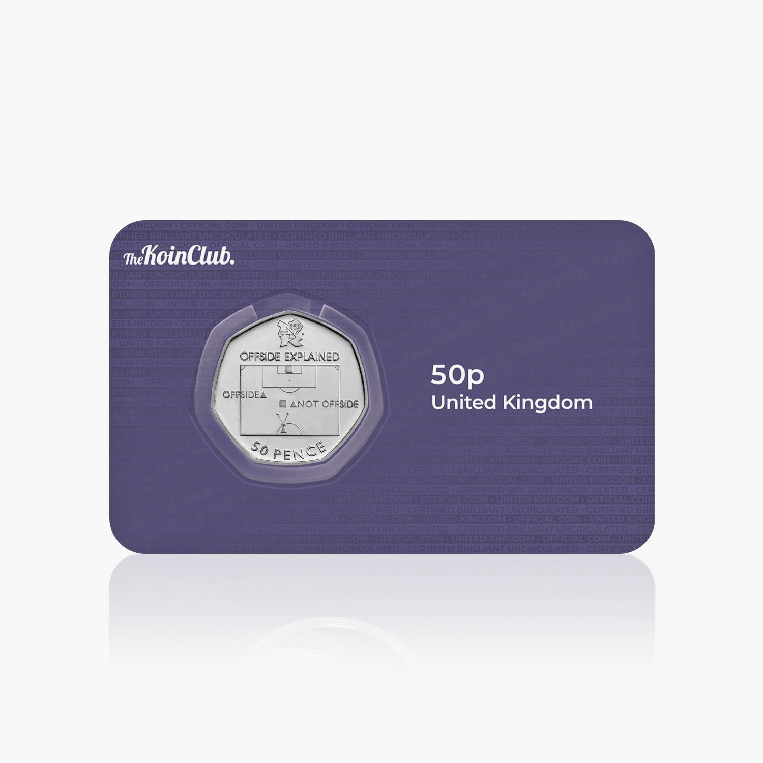 Juegos Olímpicos circulados 2011 - Moneda de fútbol de 50 peniques