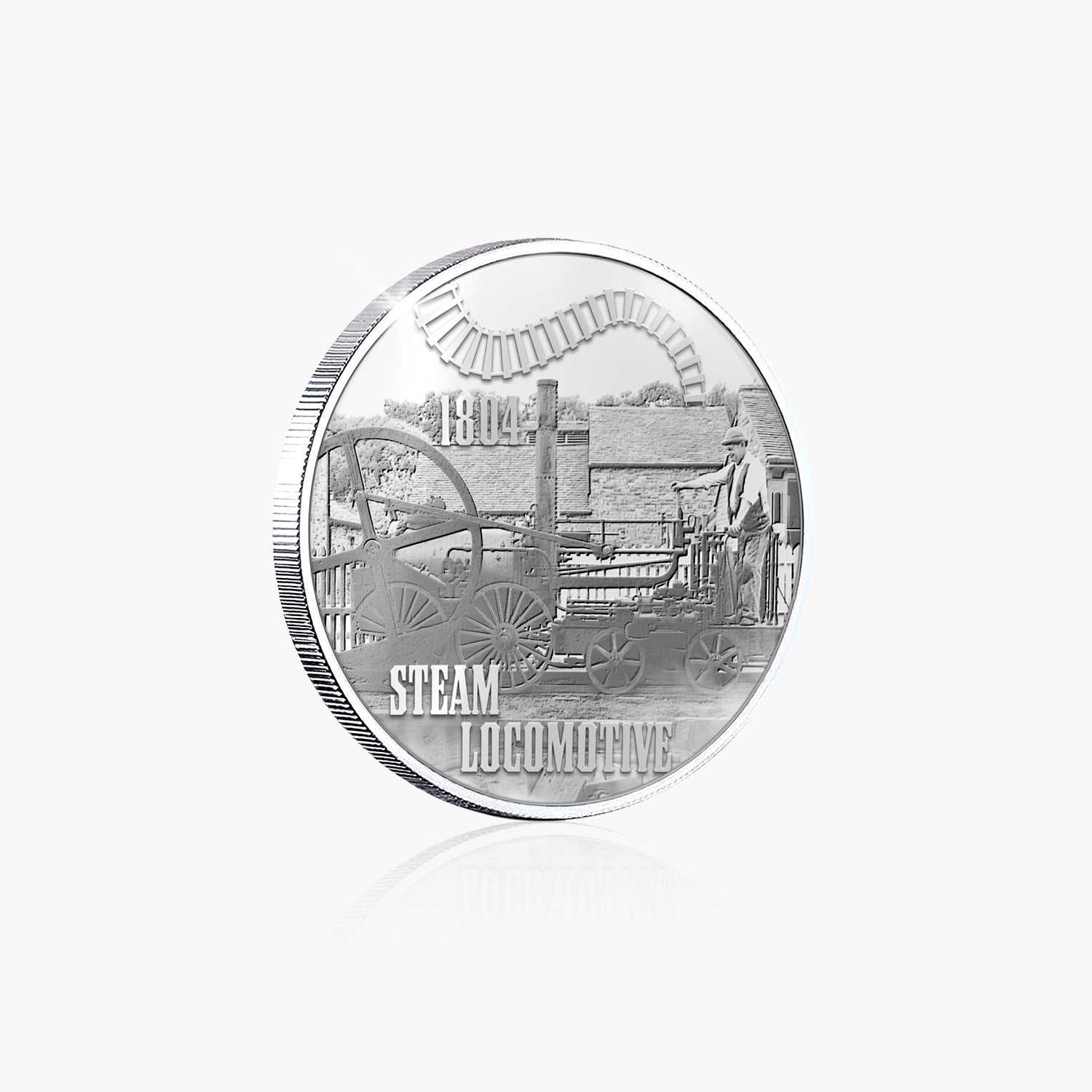 Great British Achievements Steam Locomotive Silver Plated BU Commemorative