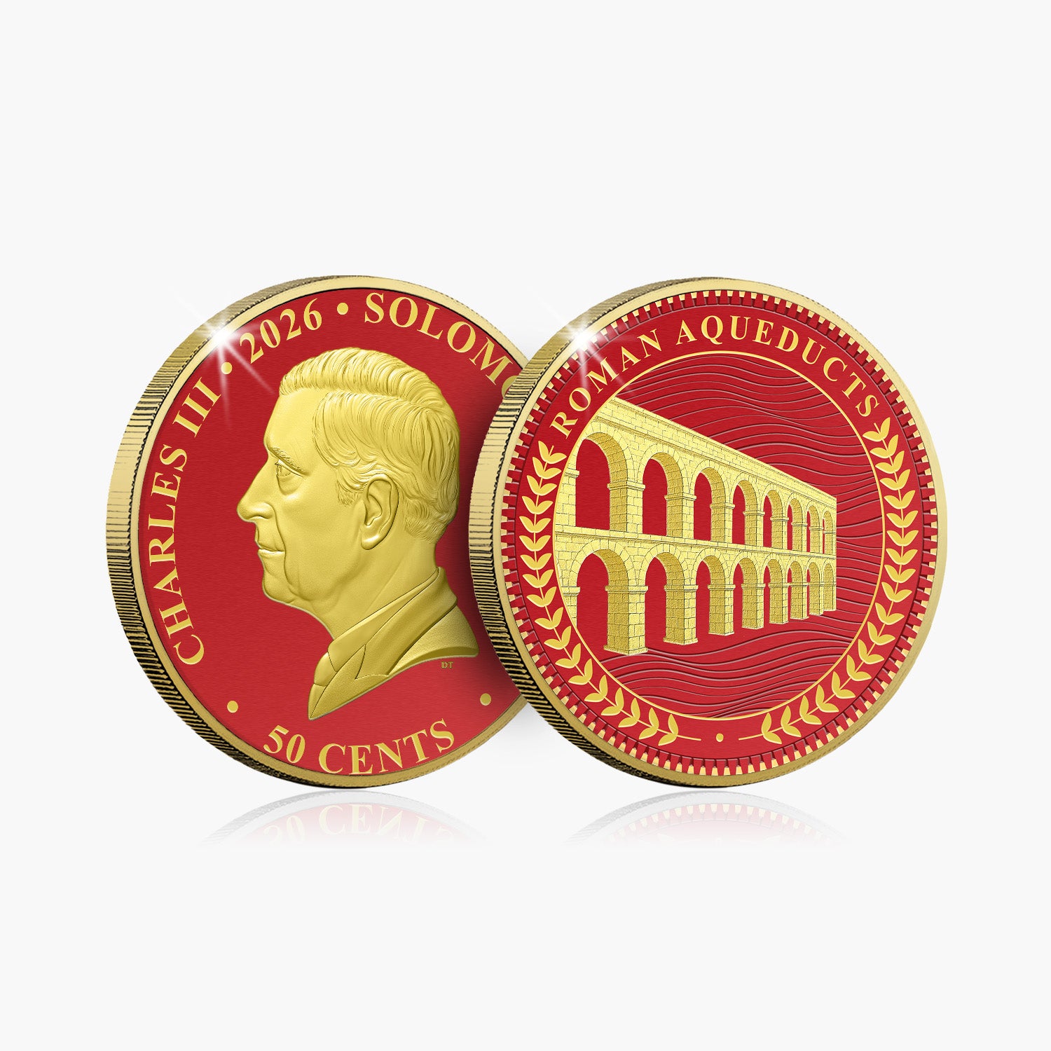 Ancient Rome 2026 Roman Invicta Coin Collection - Roman Aqueducts Coin