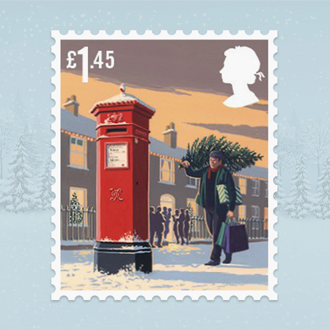 2018 Christmas Postbox Stamp Collector Card