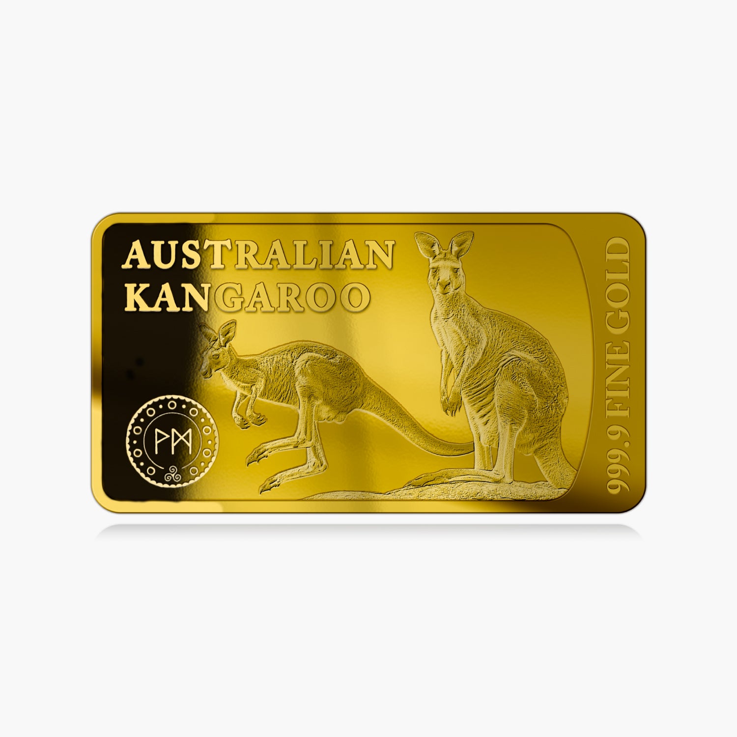 The Legends of Gold Australian Kangaroo Solid Gold Bar