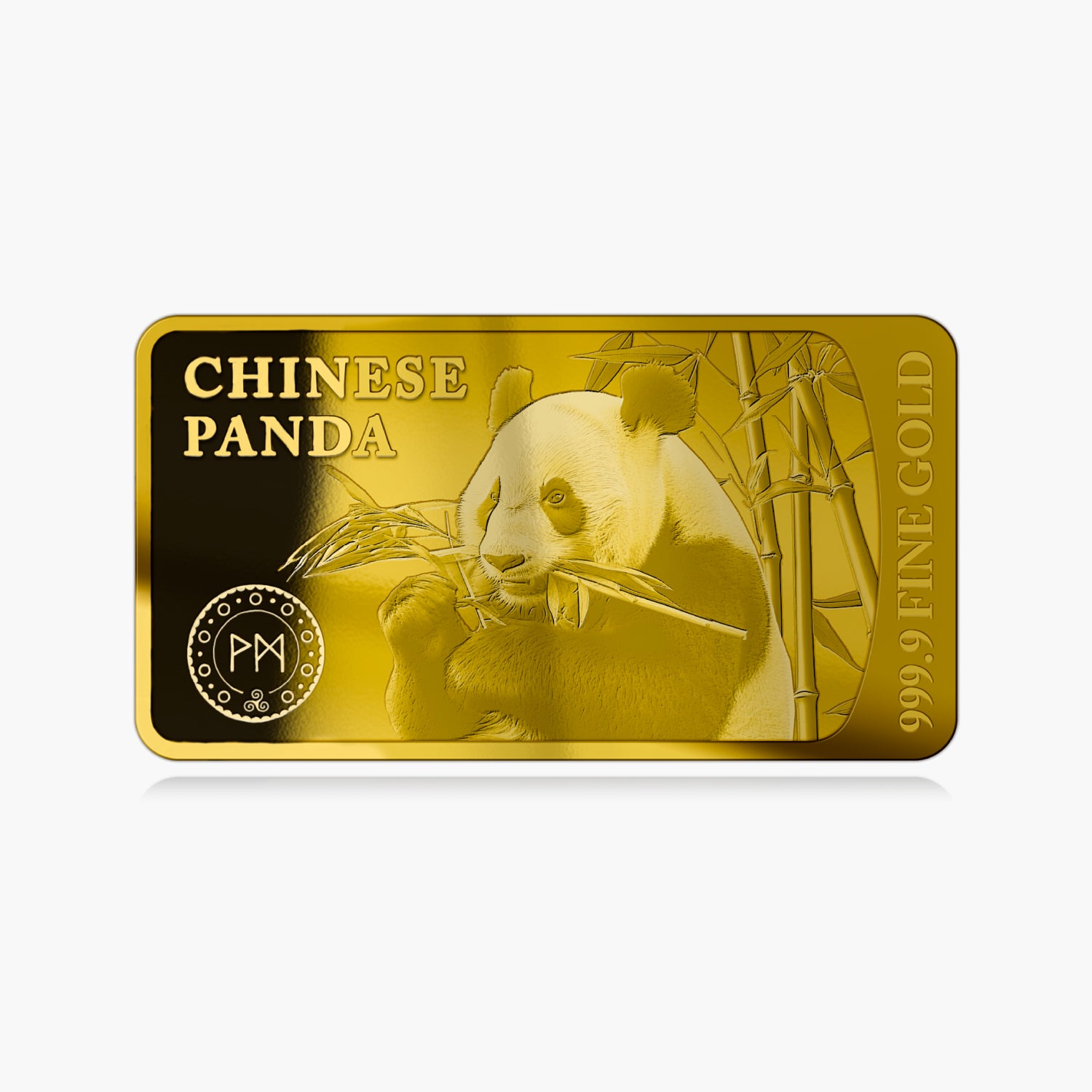 The Legends of Gold Chinese Panda Solid Gold Bar
