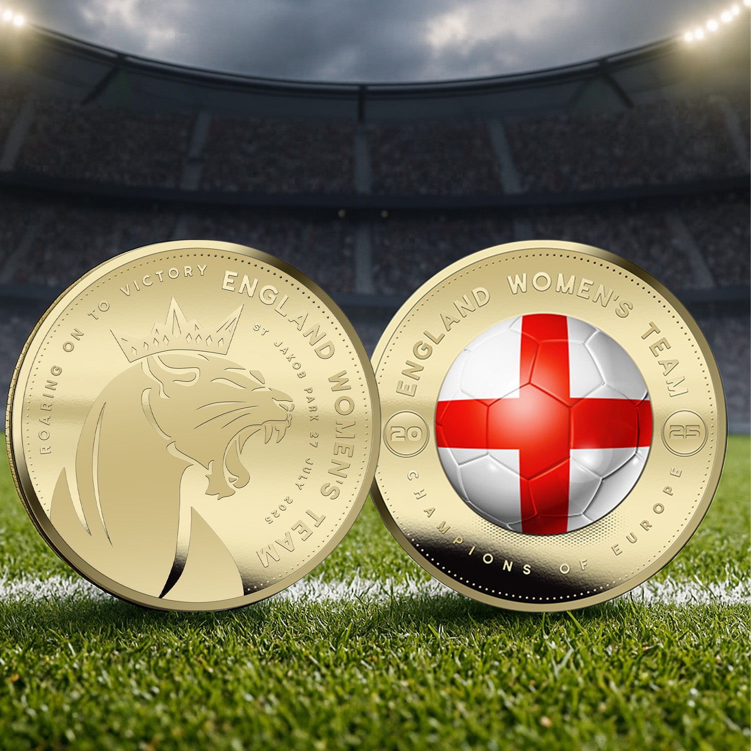 Lionesses Champions of Europe 2025 Luxe Super Size Edition