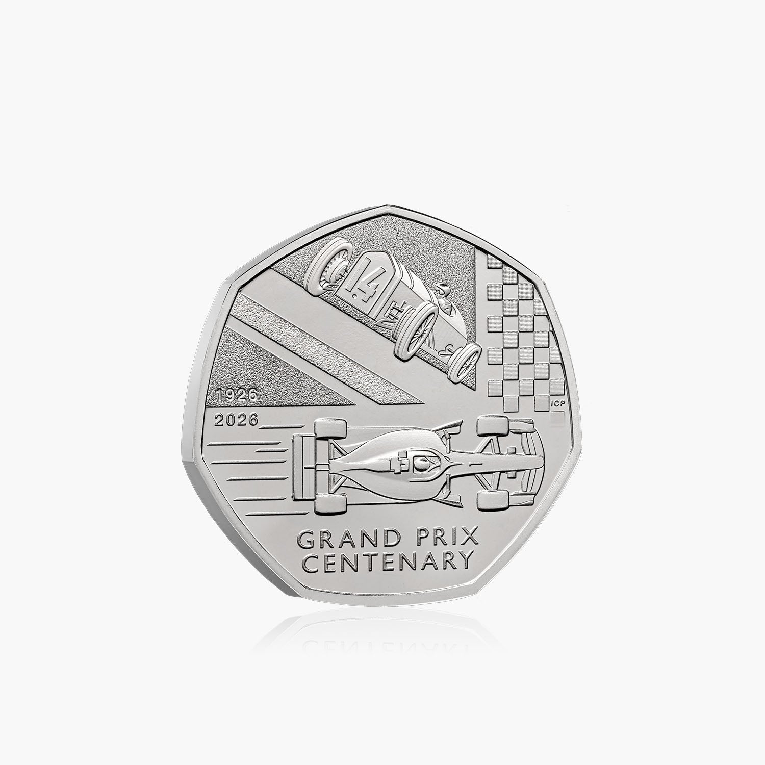 100 Years of the Grand Prix in Britain 2026 50p Coin