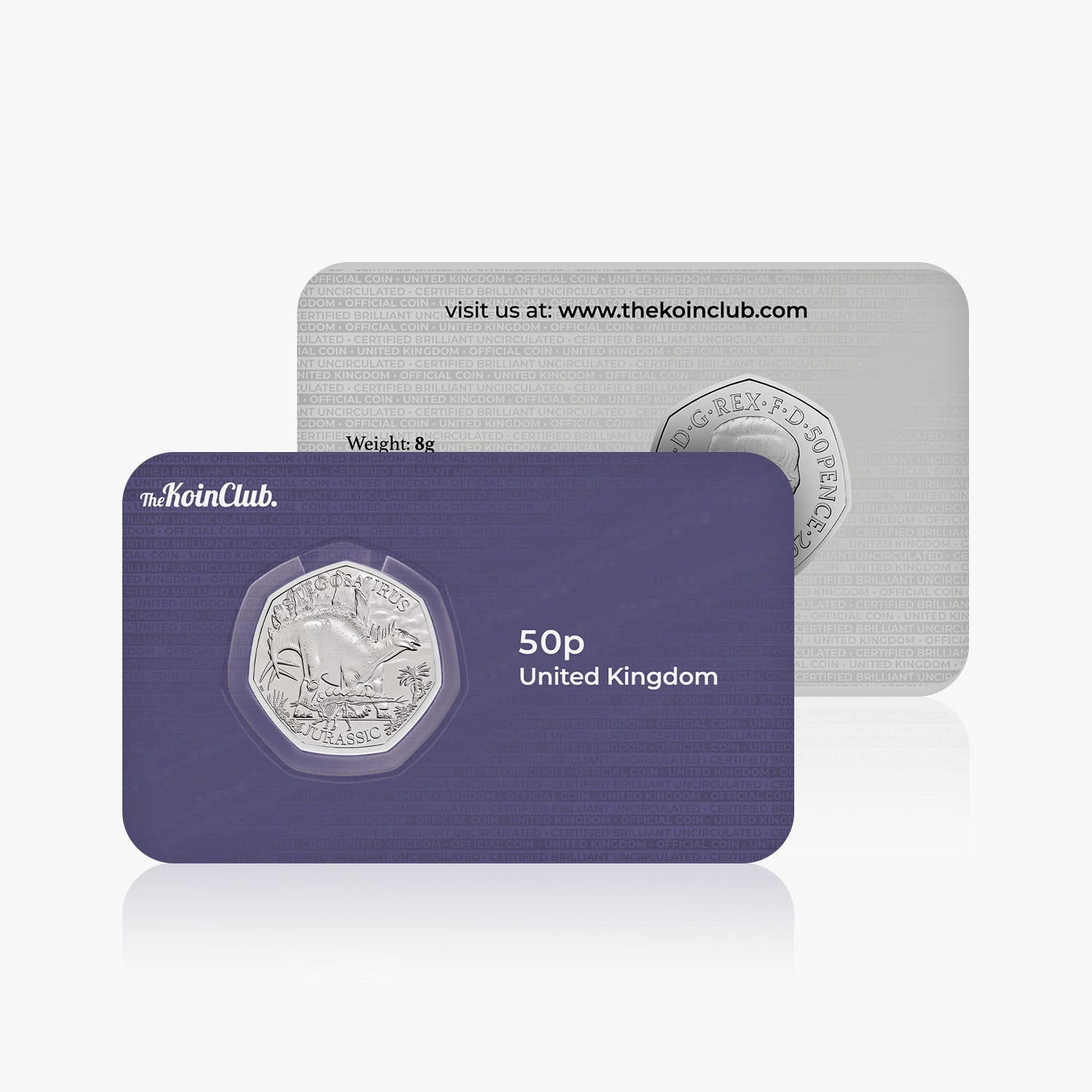 Iconic Specimens - Stegosaurus 2024 50p UK Coin