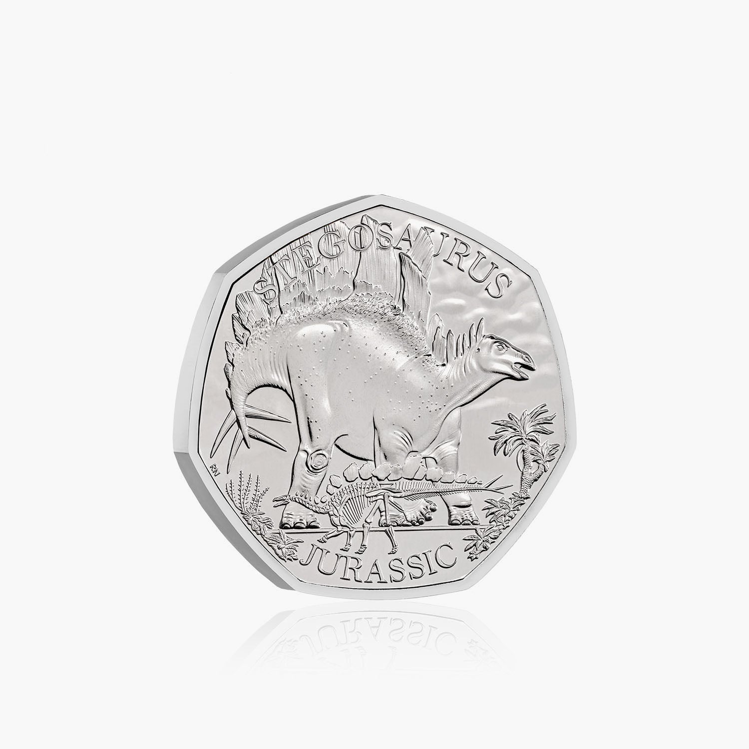 Iconic Specimens - Stegosaurus 2024 50p UK Coin