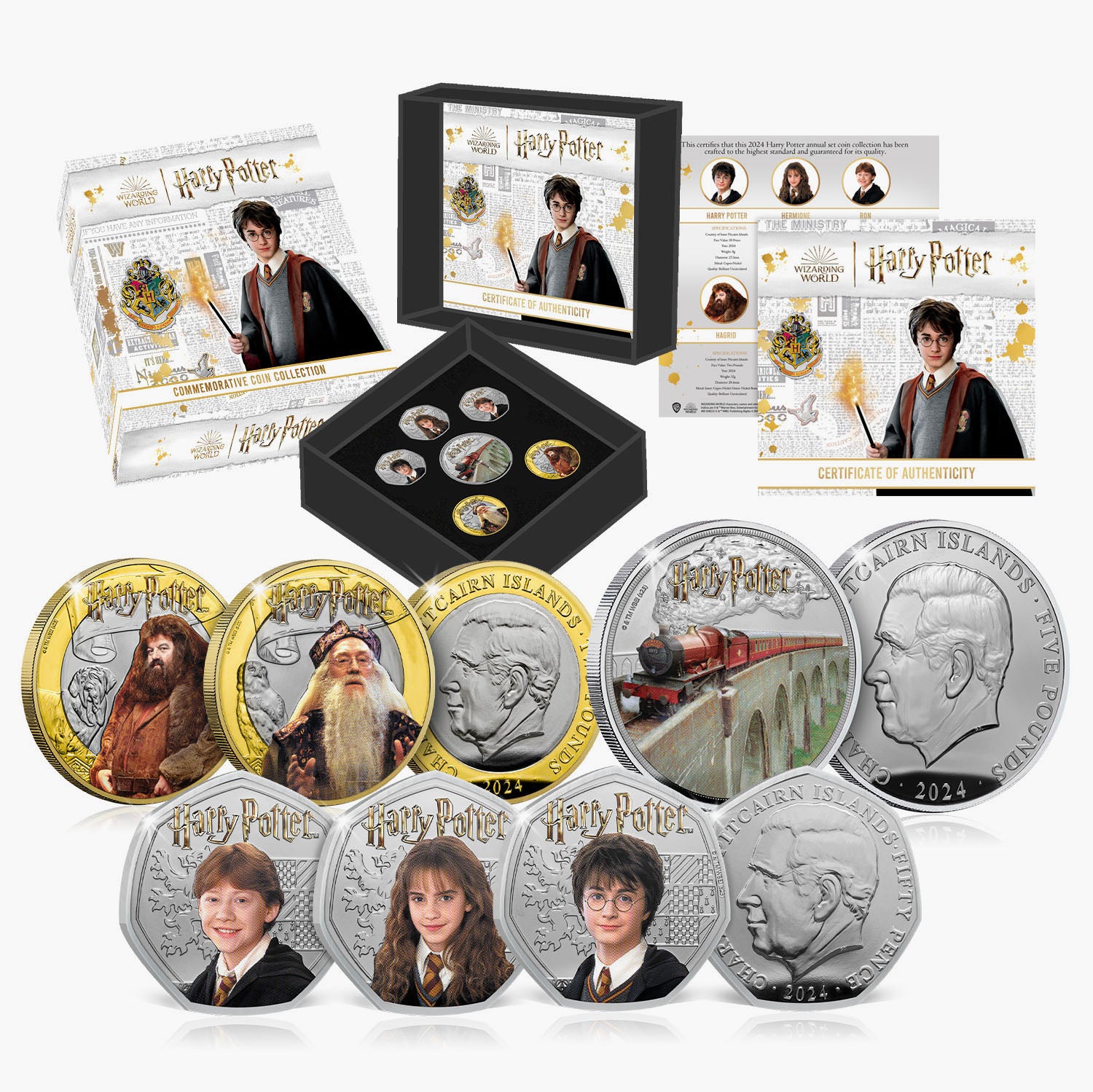 The Official Harry Potter 2024 BU Colour Coin Set