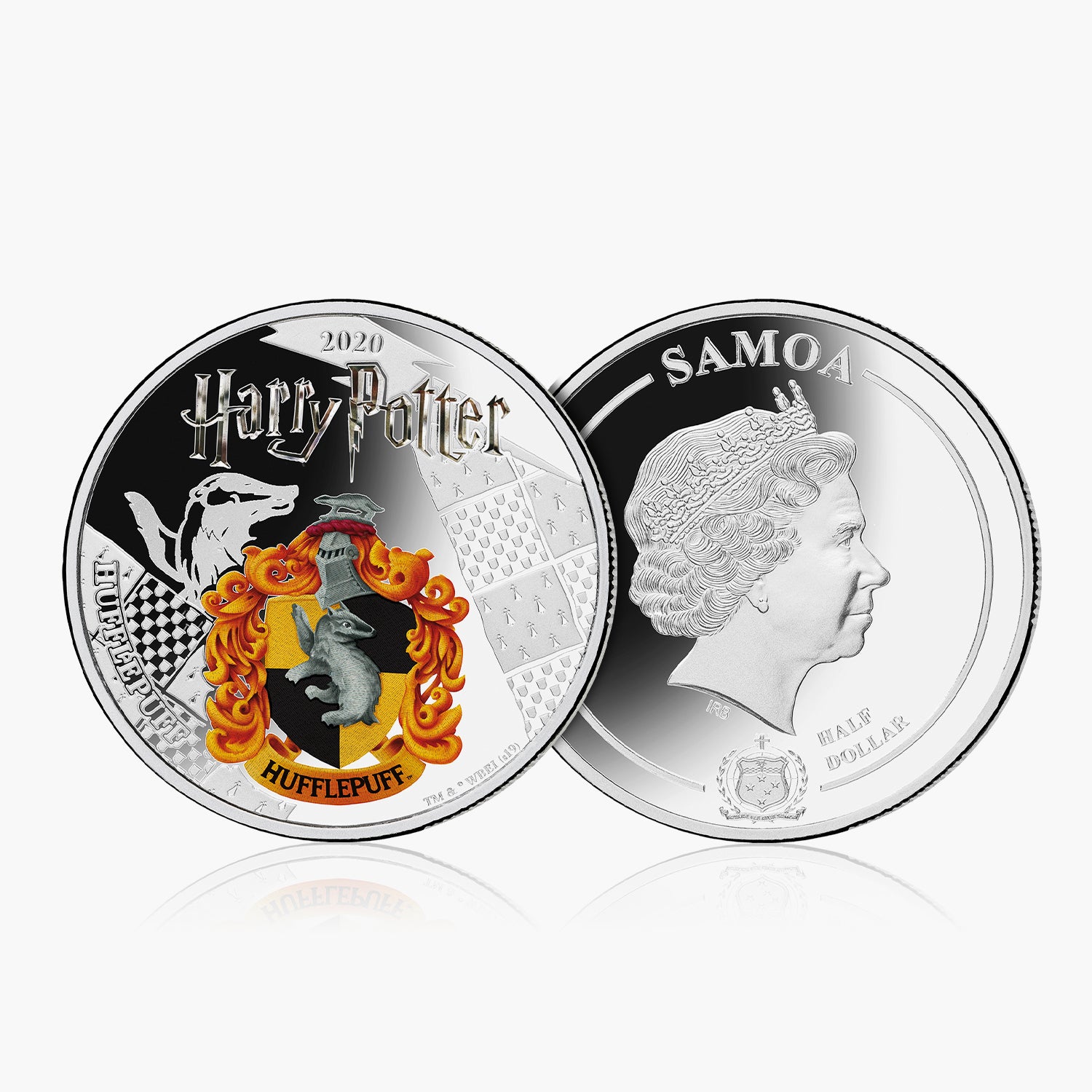 Moneda oficial de Hufflepuff de la colección Harry Potter 2020