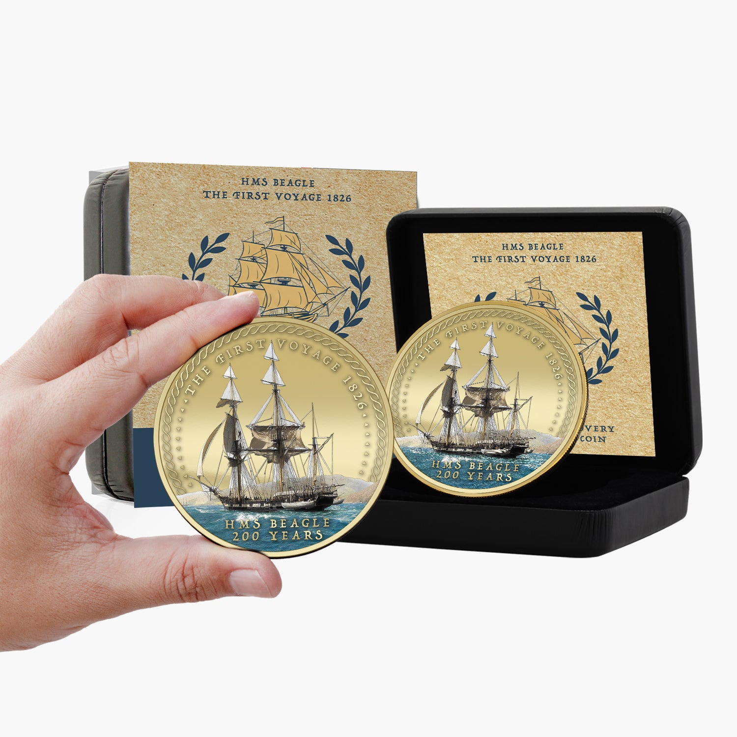 The Voyage of Discovery 2026 Super Size Gold Luxe Edition Coin