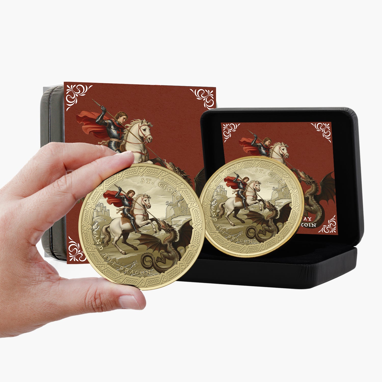 St George's Day 2026 Super Size Gold Luxe Edition Coin