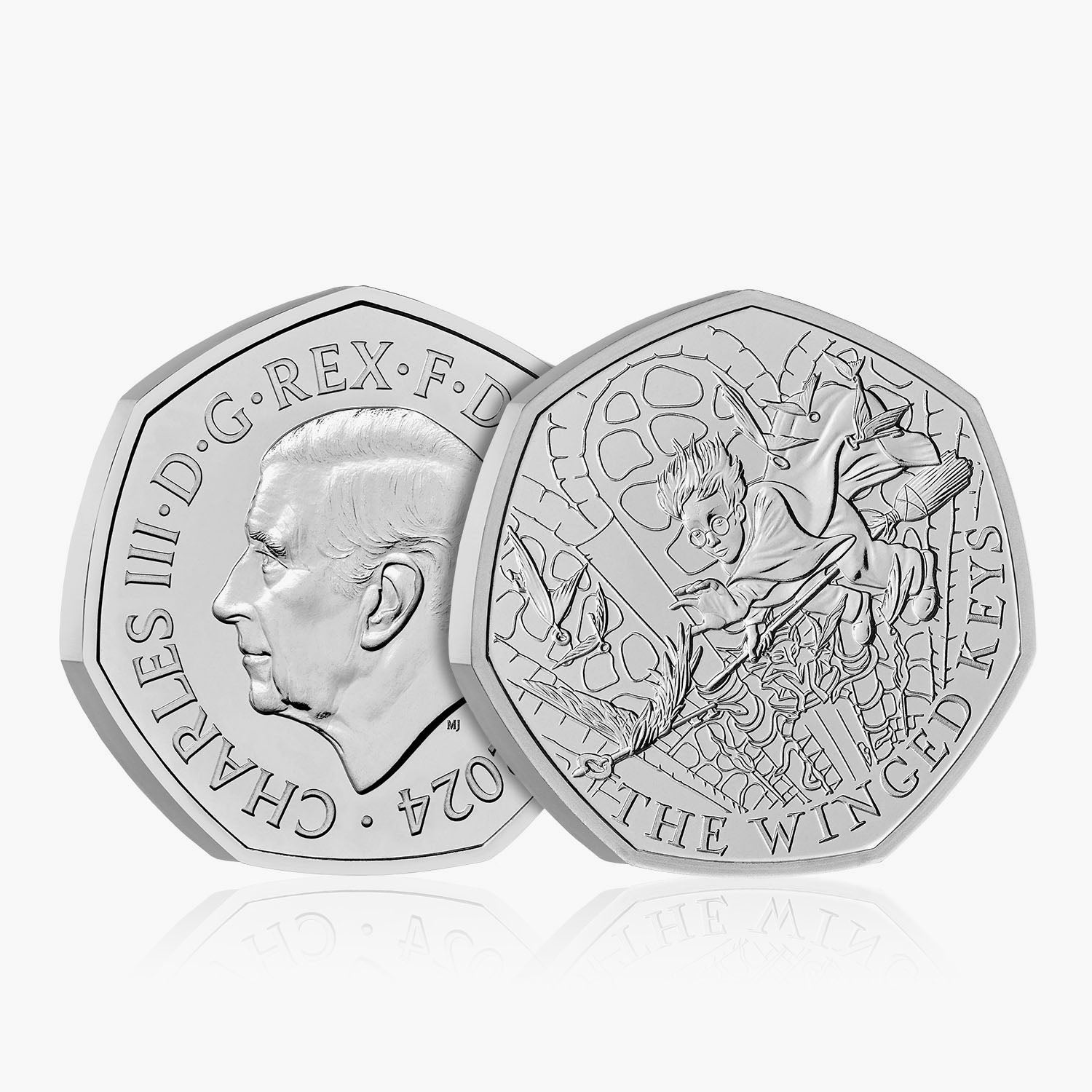 2024 Harry Potter - The Winged Keys 50p UK Coin