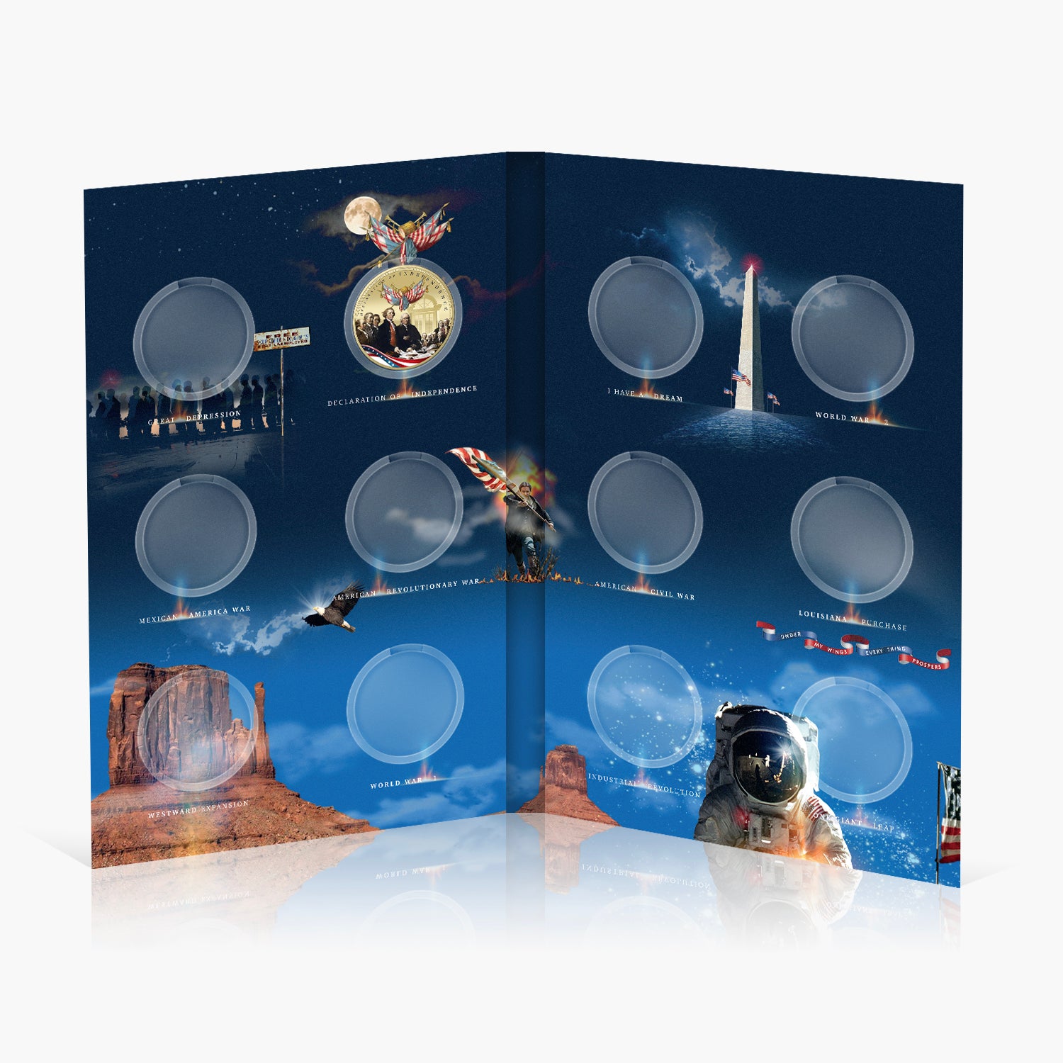 The Historical Events Of The USA Gold Plated Collection