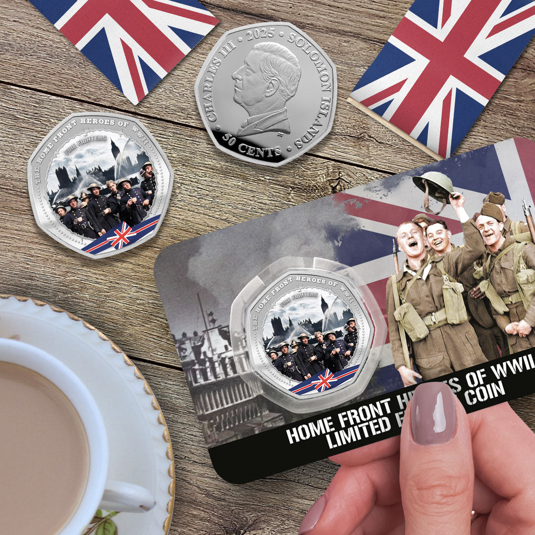Home Front Heroes of WWII Silver Plated 2025 BU Coin
