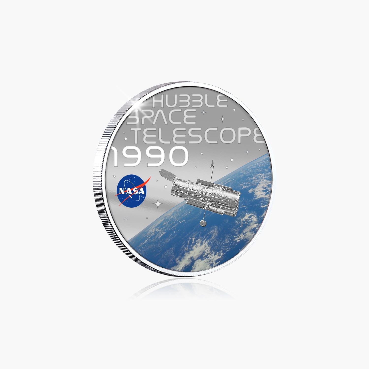 The Official History of NASA 2023 Hubble Space Telescope 50mm Coin