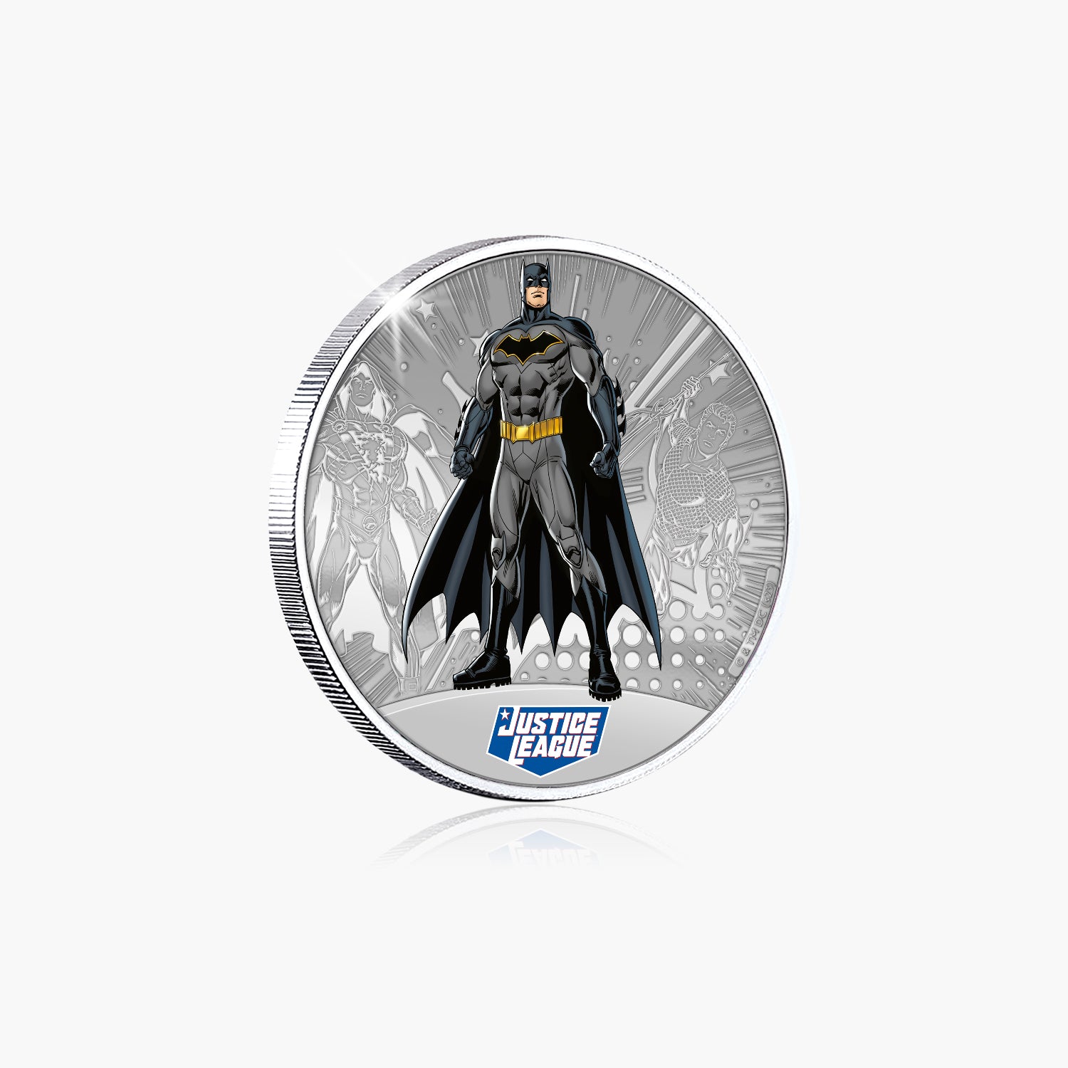 DC Comics Justice League - Batman Silver Plated Commemorative