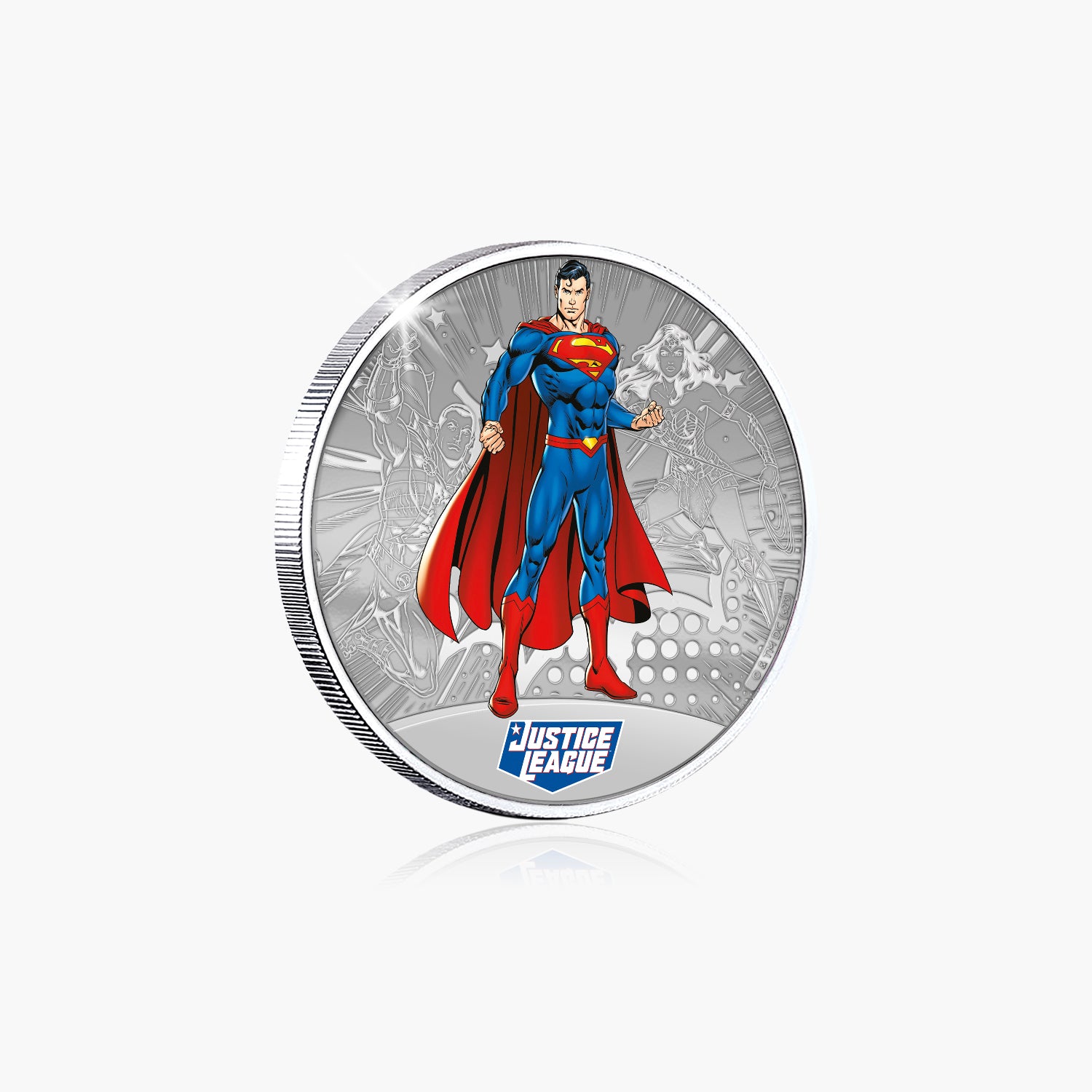 DC Comics Justice League - Superman Silver Plated Commemorative