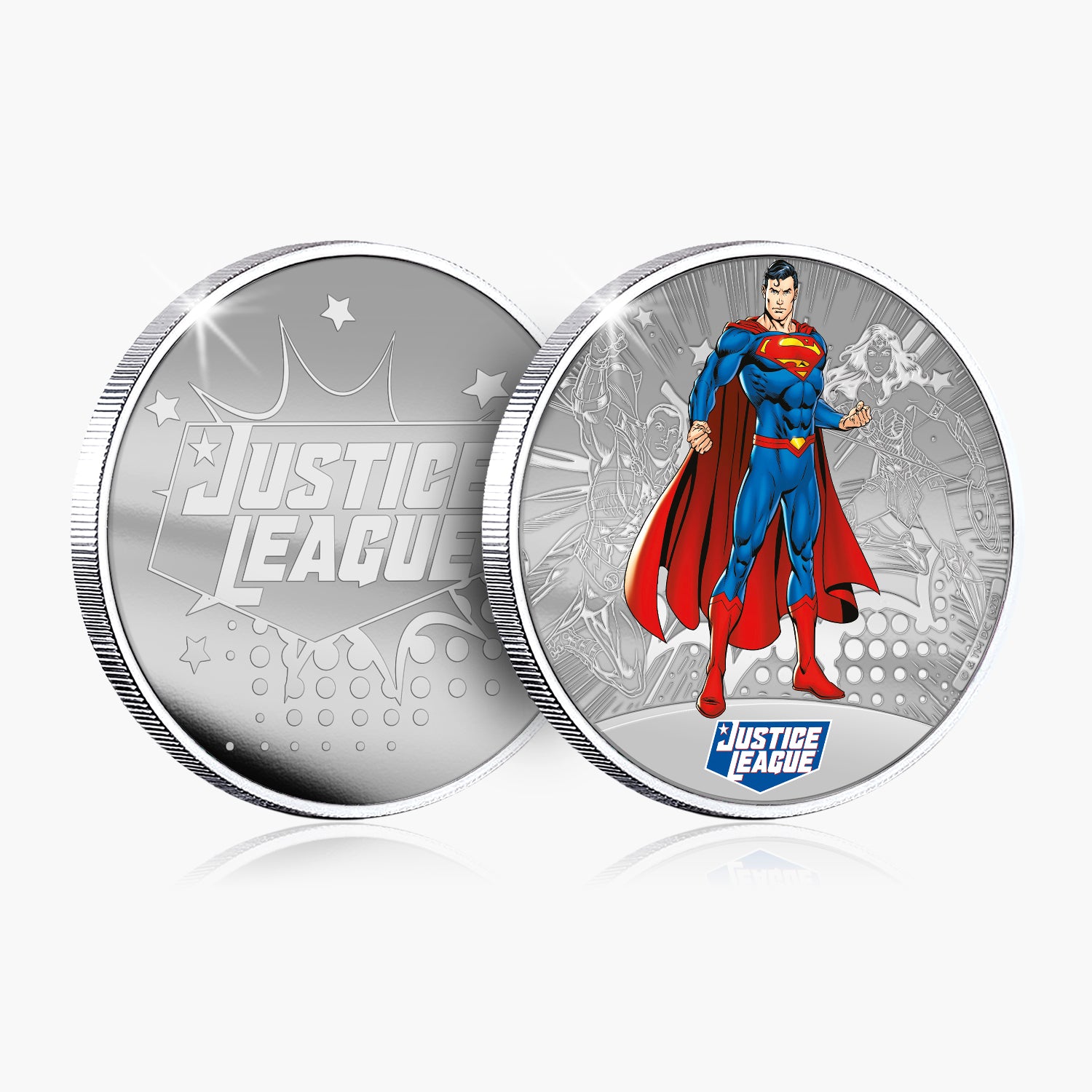 DC Comics Justice League - Superman Silver Plated Commemorative